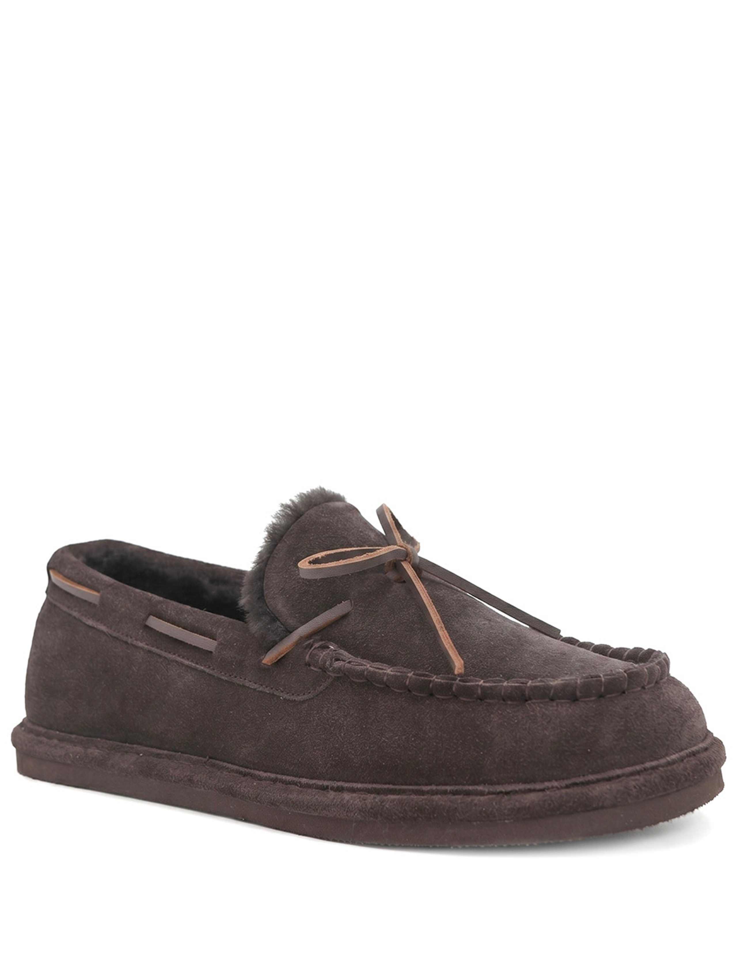 Leather Moccasin Slippers 3 of 6