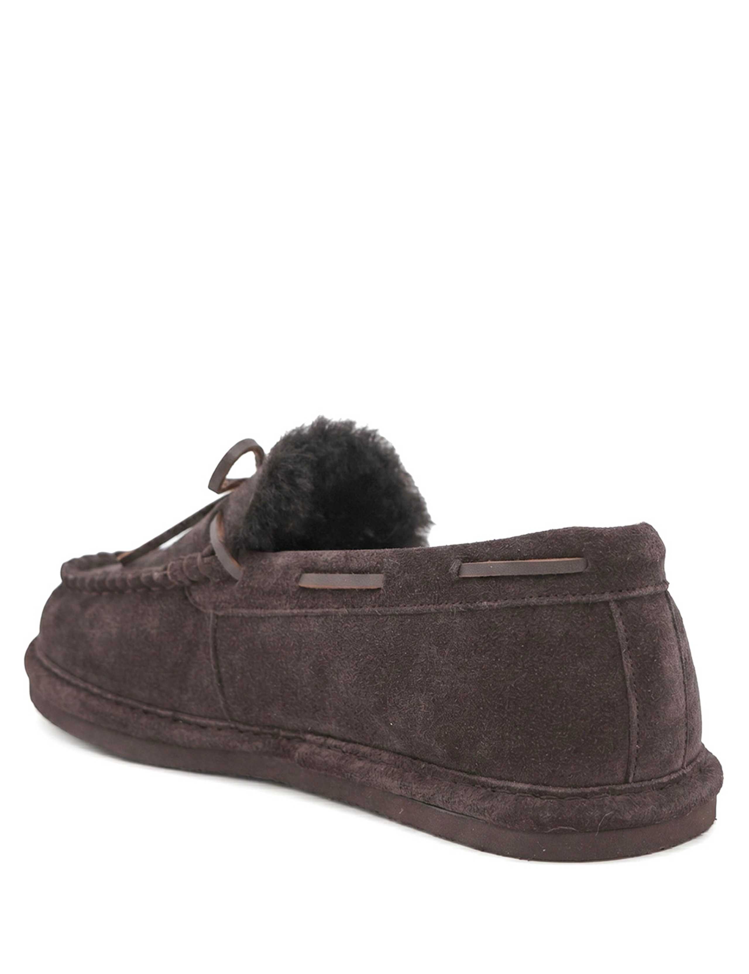 Leather Moccasin Slippers 4 of 6