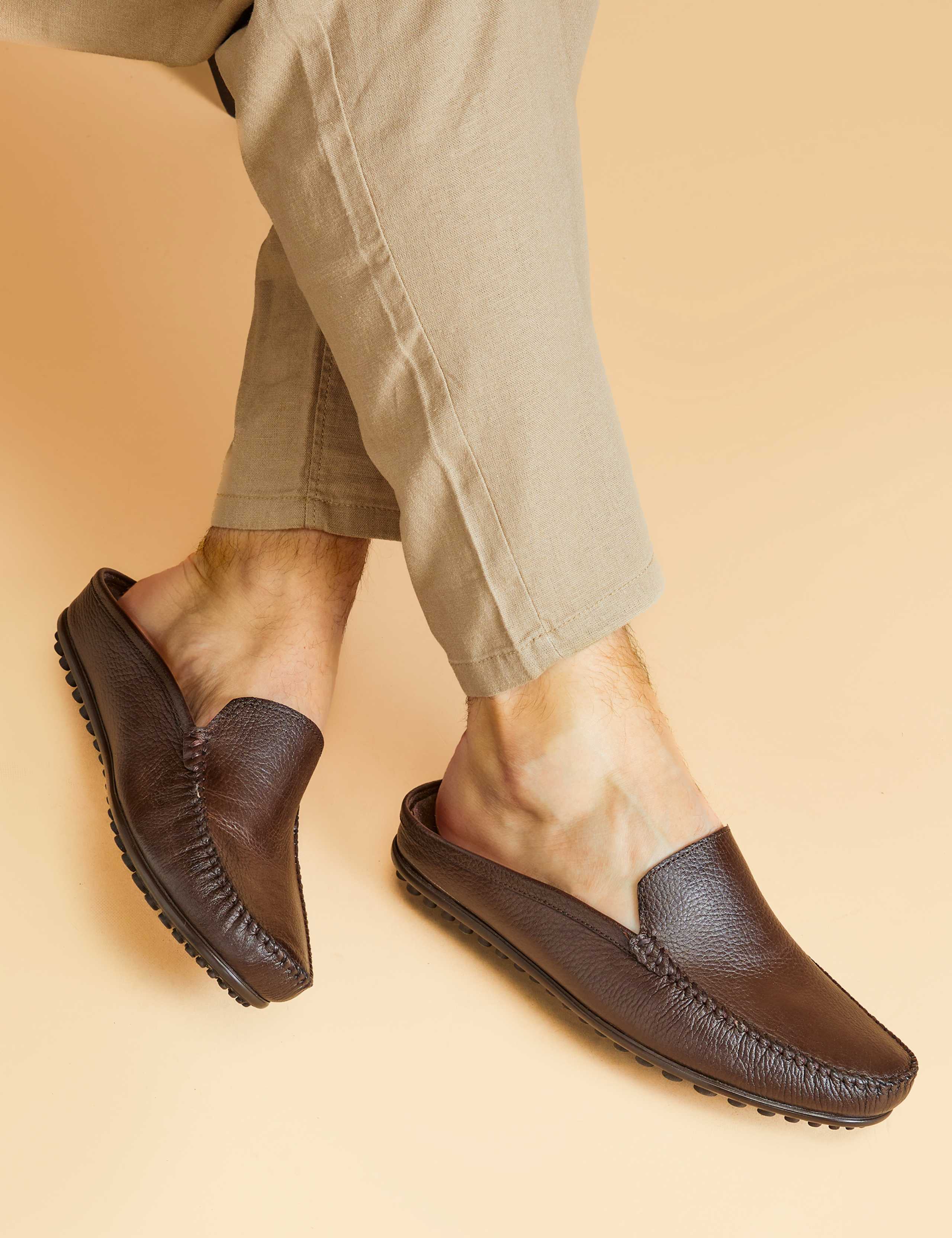 Suede Moccasin Slippers 1 of 6