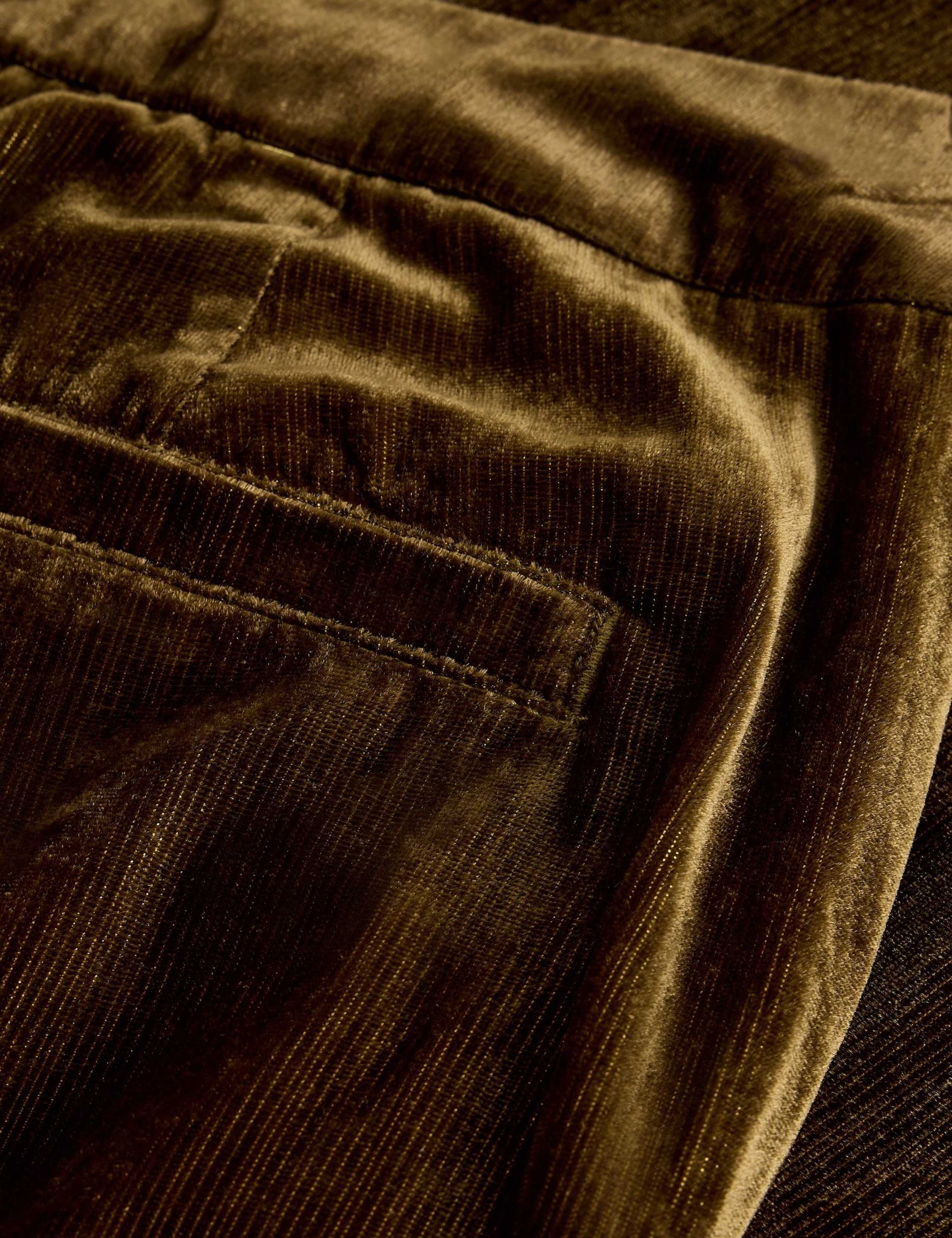 Metallic Velvet Wide Leg Trousers 6 of 6