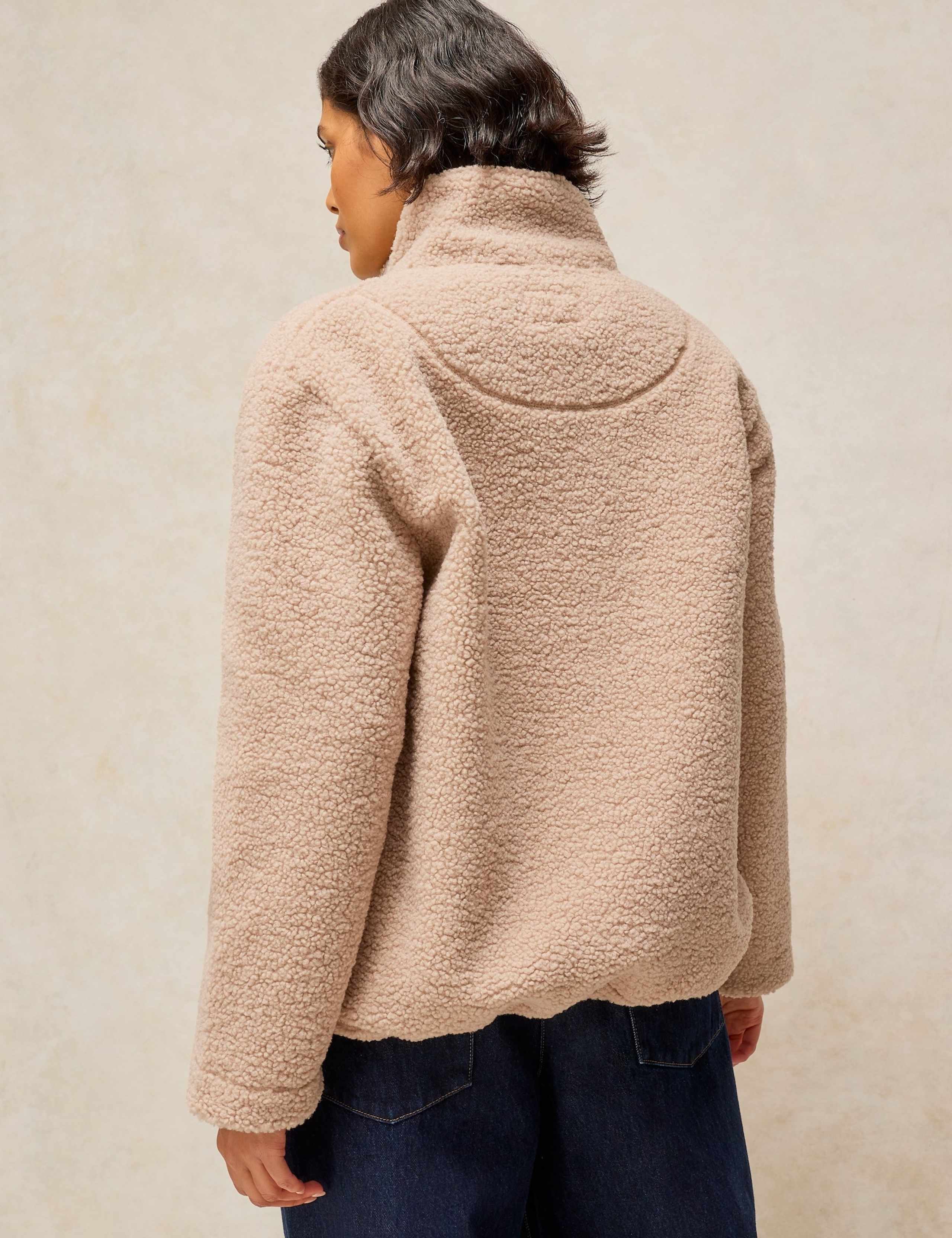 Borg Fleece Zip Up Sweatshirt 4 of 6