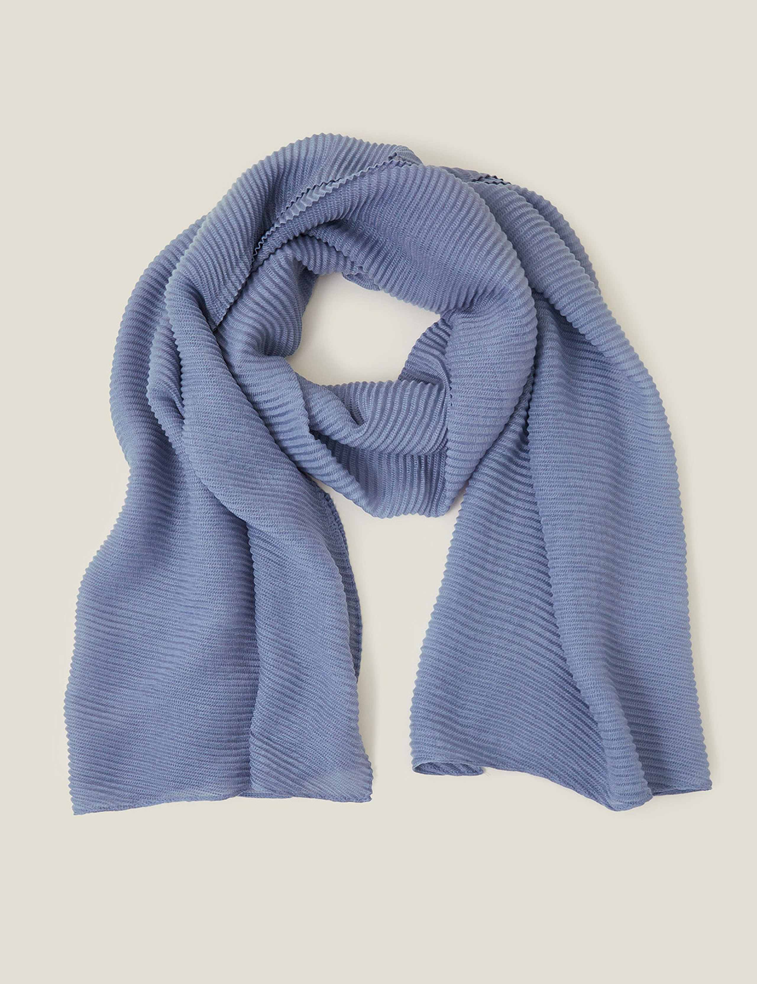 Lightweight Pleated Scarf 2 of 3