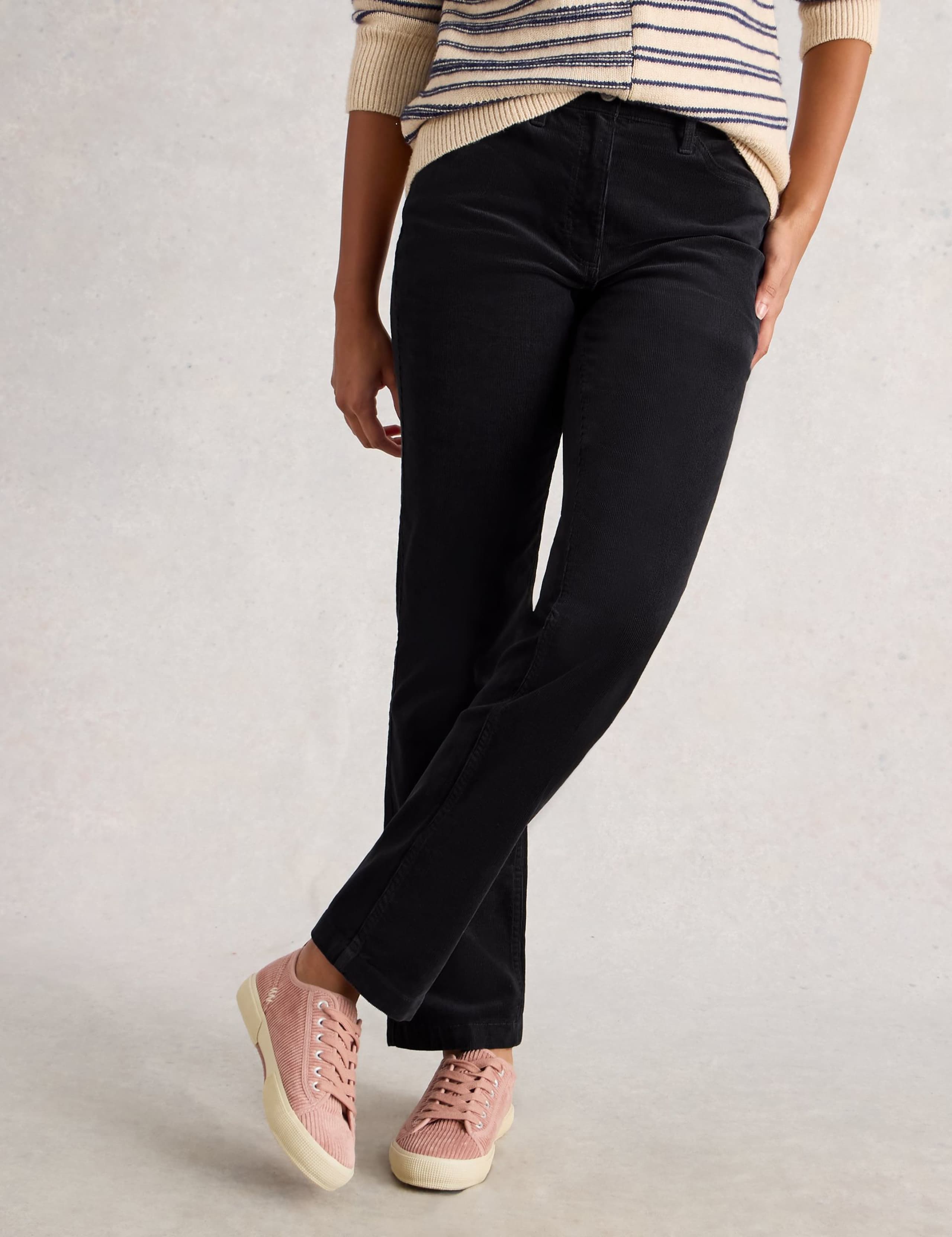Cotton Rich Cord Straight Leg Trousers 3 of 6