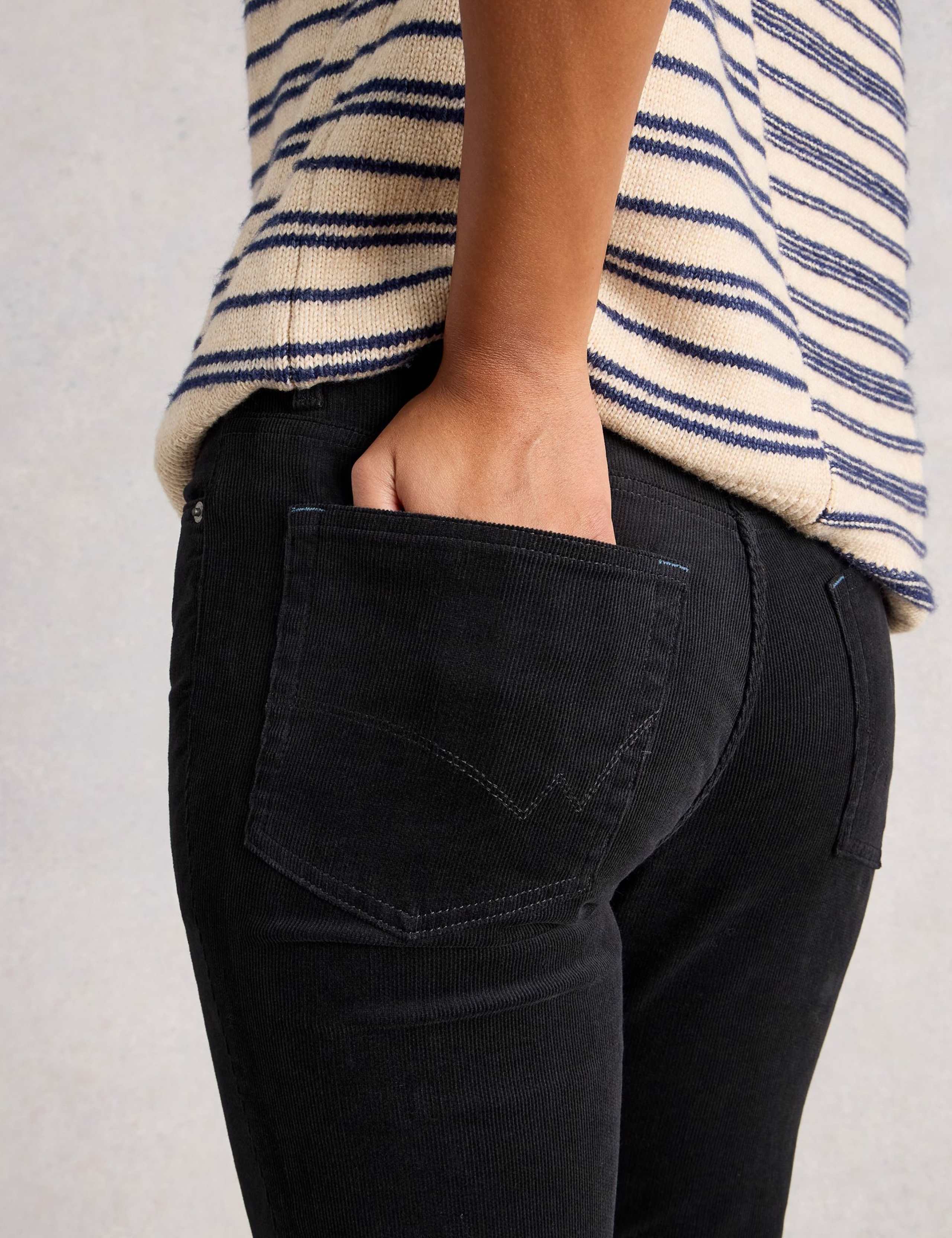 Cotton Rich Cord Straight Leg Trousers 5 of 6