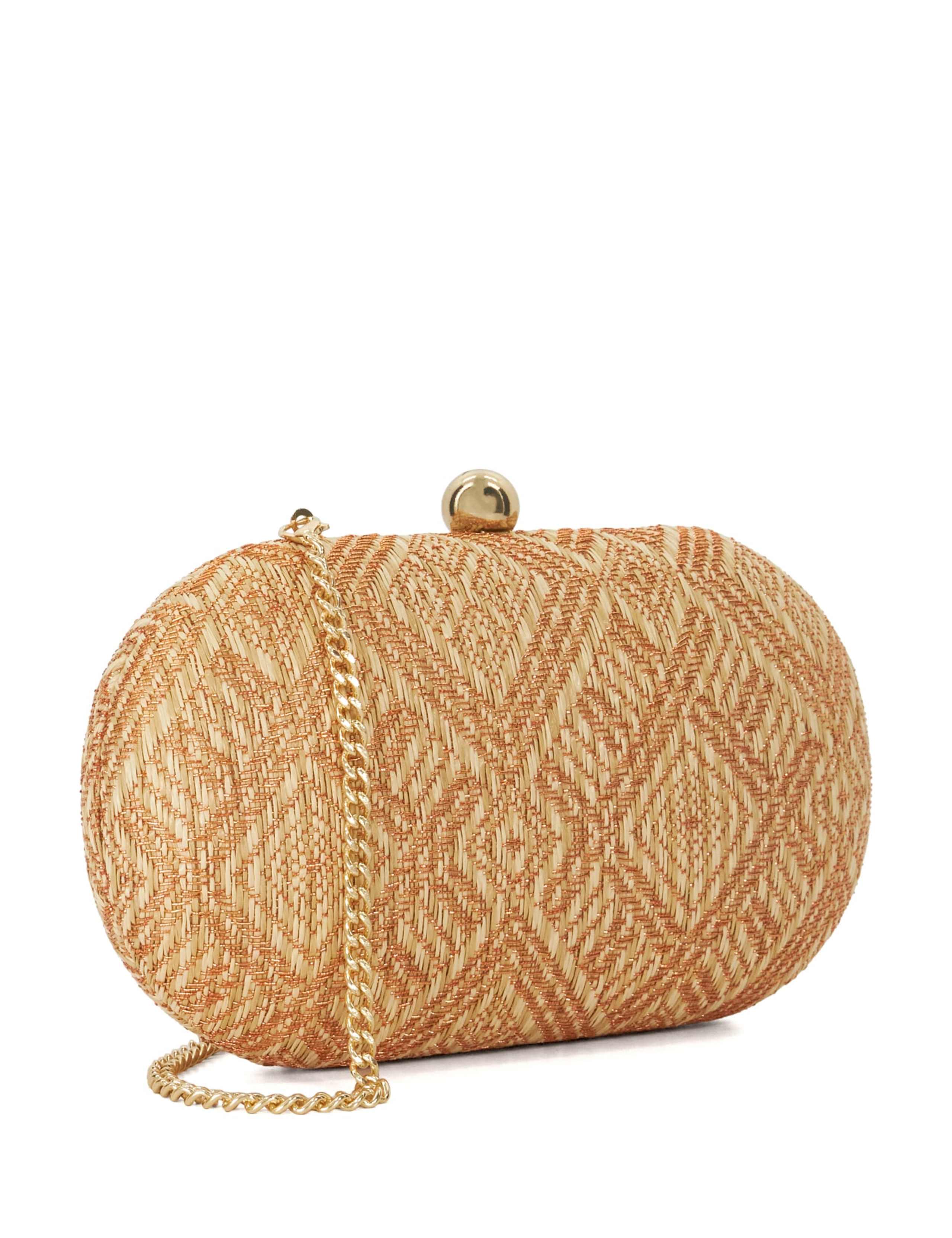 Woven Chain Strap Clutch Bag 2 of 6