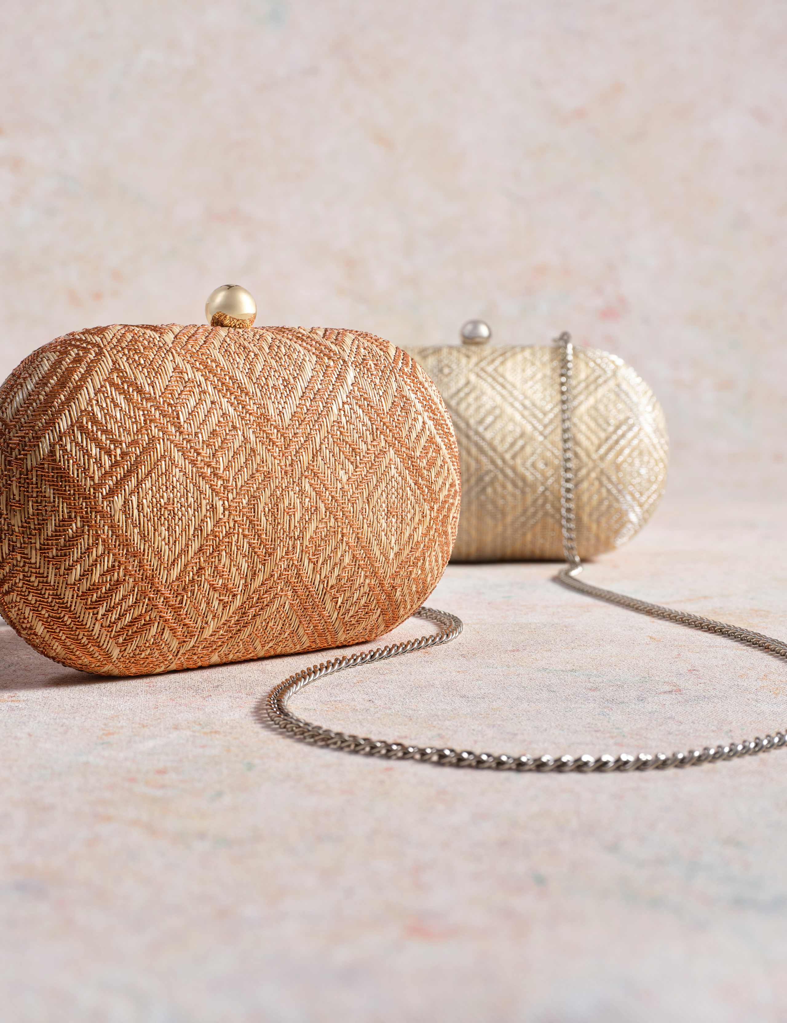 Woven Chain Strap Clutch Bag 6 of 6