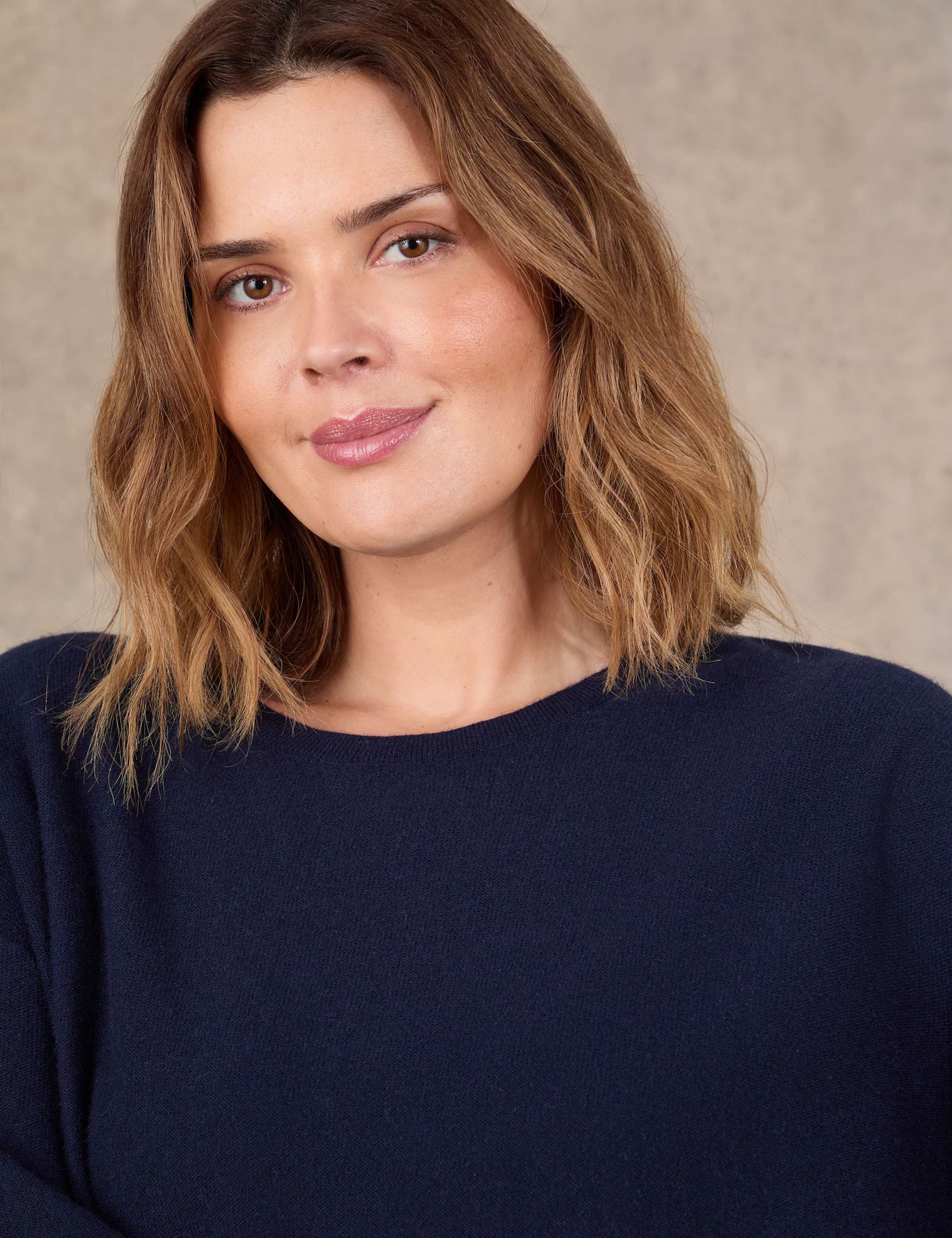 Wool Blend Crew Neck Jumper 2 of 3