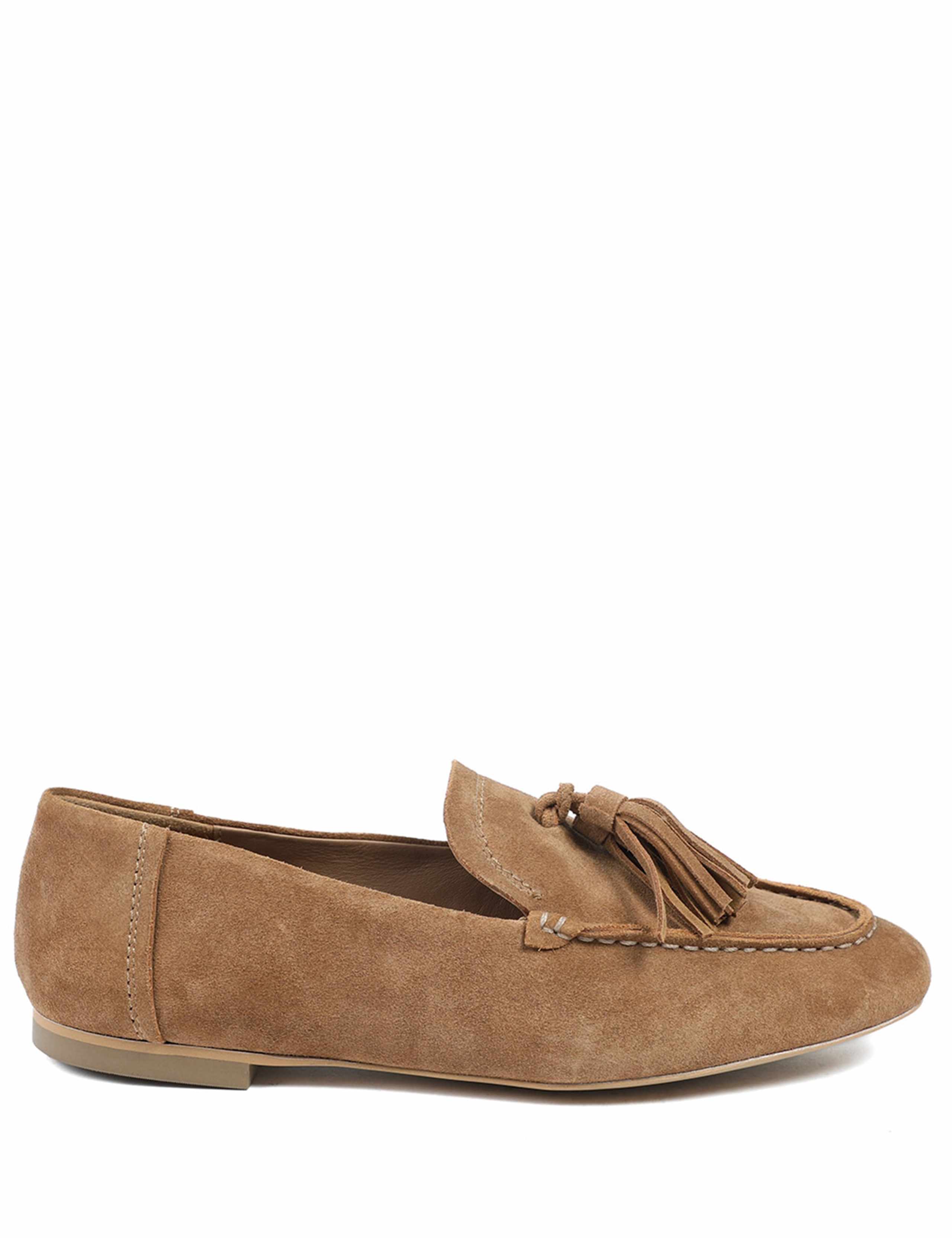 Suede Tassel Flat Loafers 2 of 6