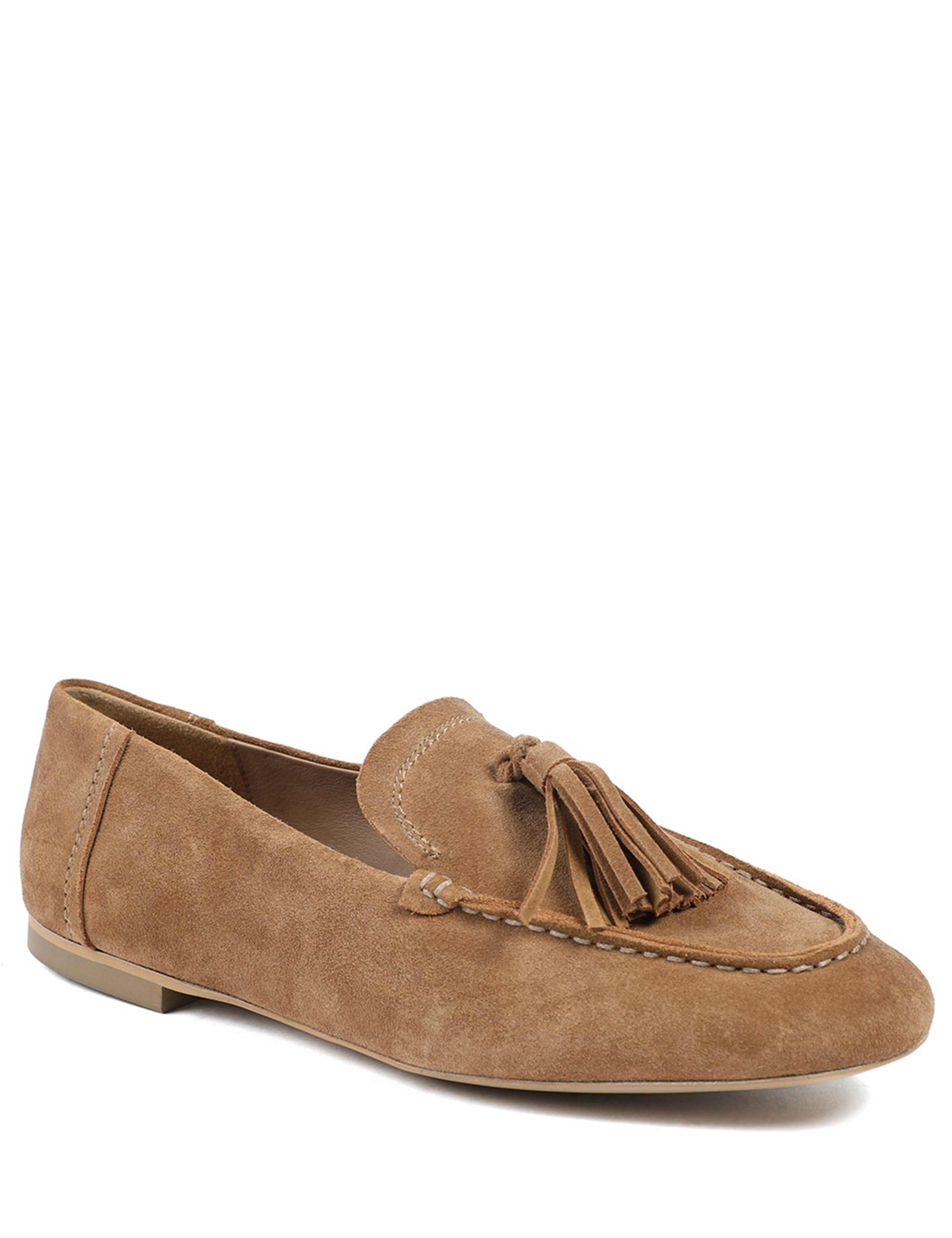 Suede Tassel Flat Loafers 3 of 6