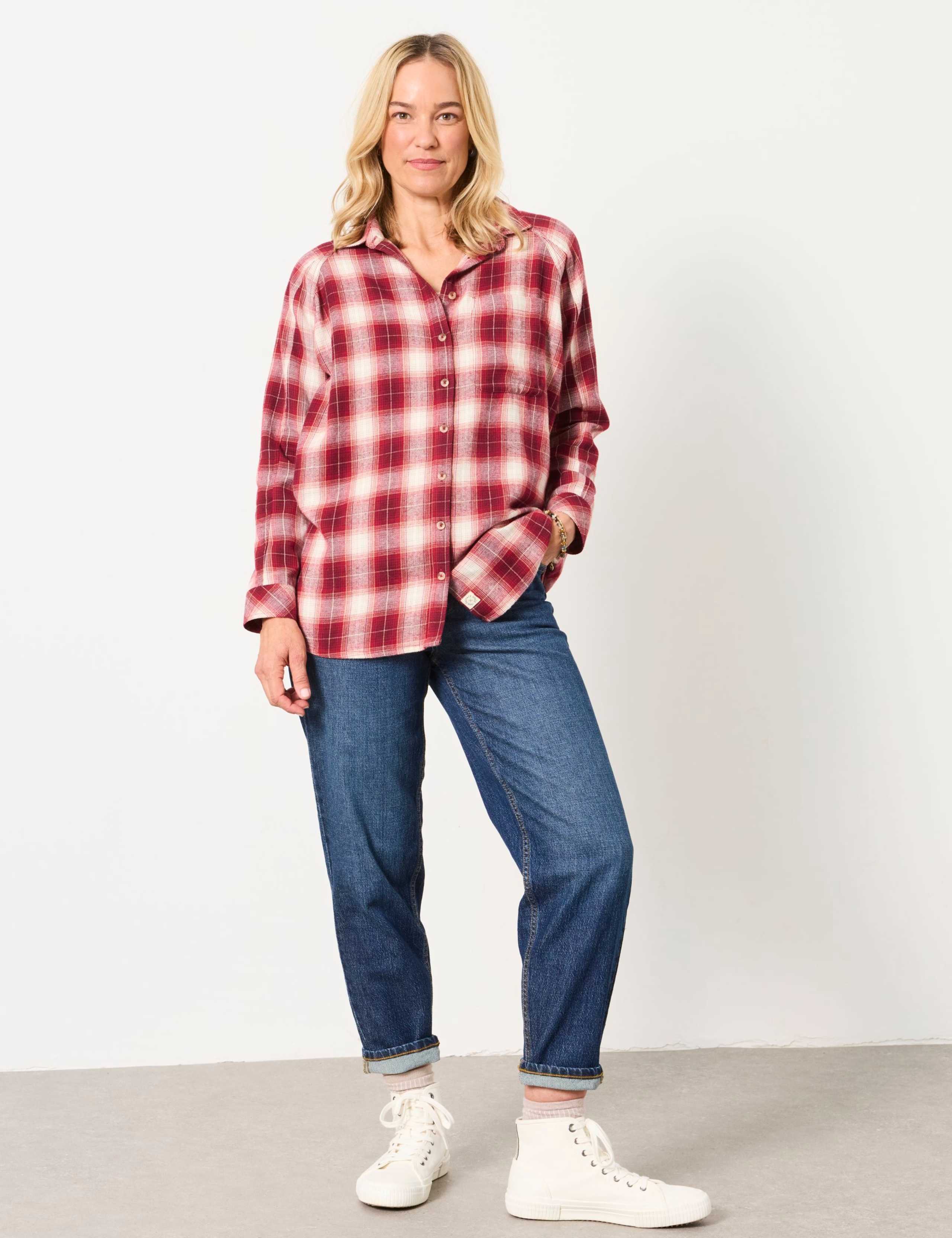 Pure Cotton Checked Shirt 1 of 6