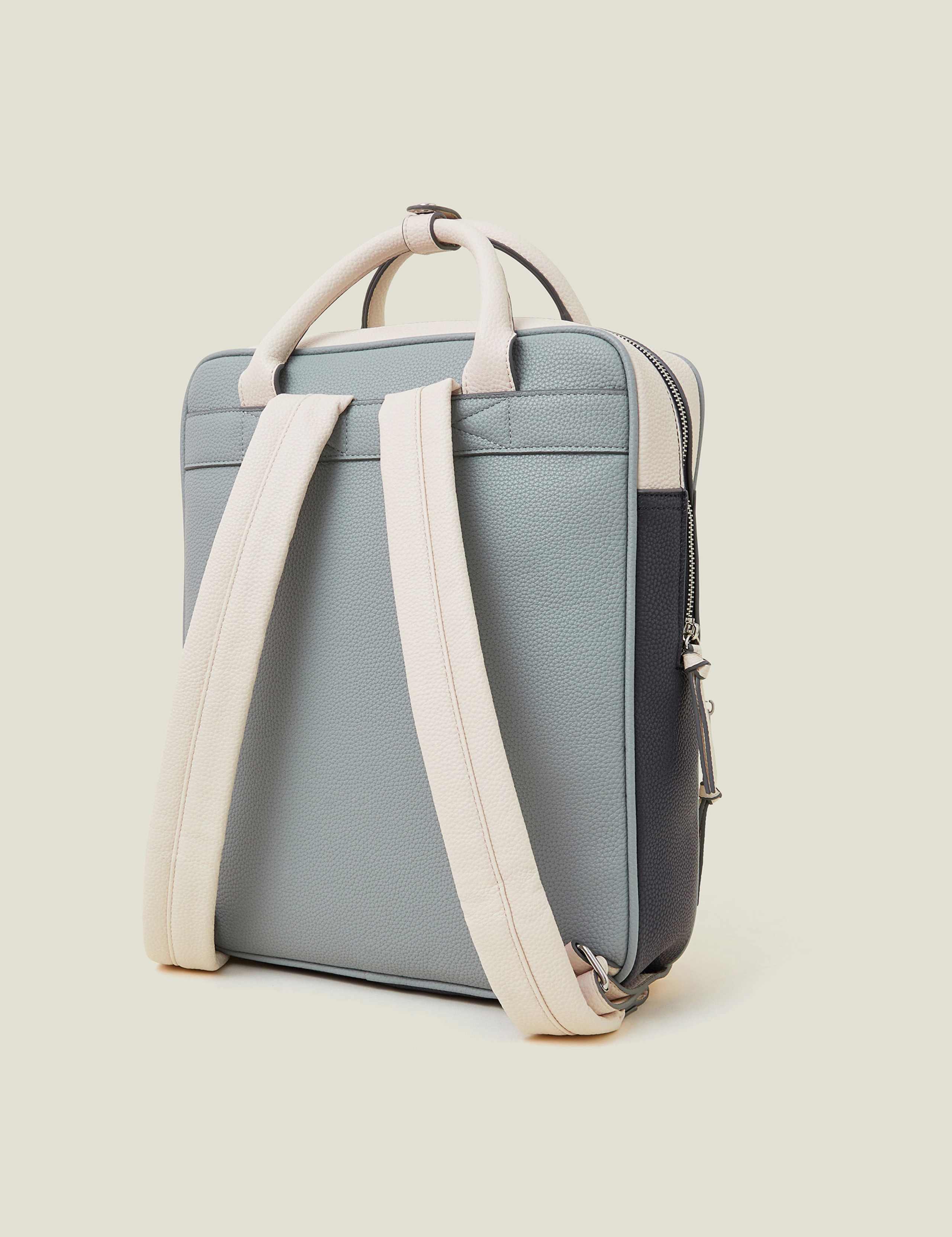 Faux Leather Top Handle Backpack 2 of 4