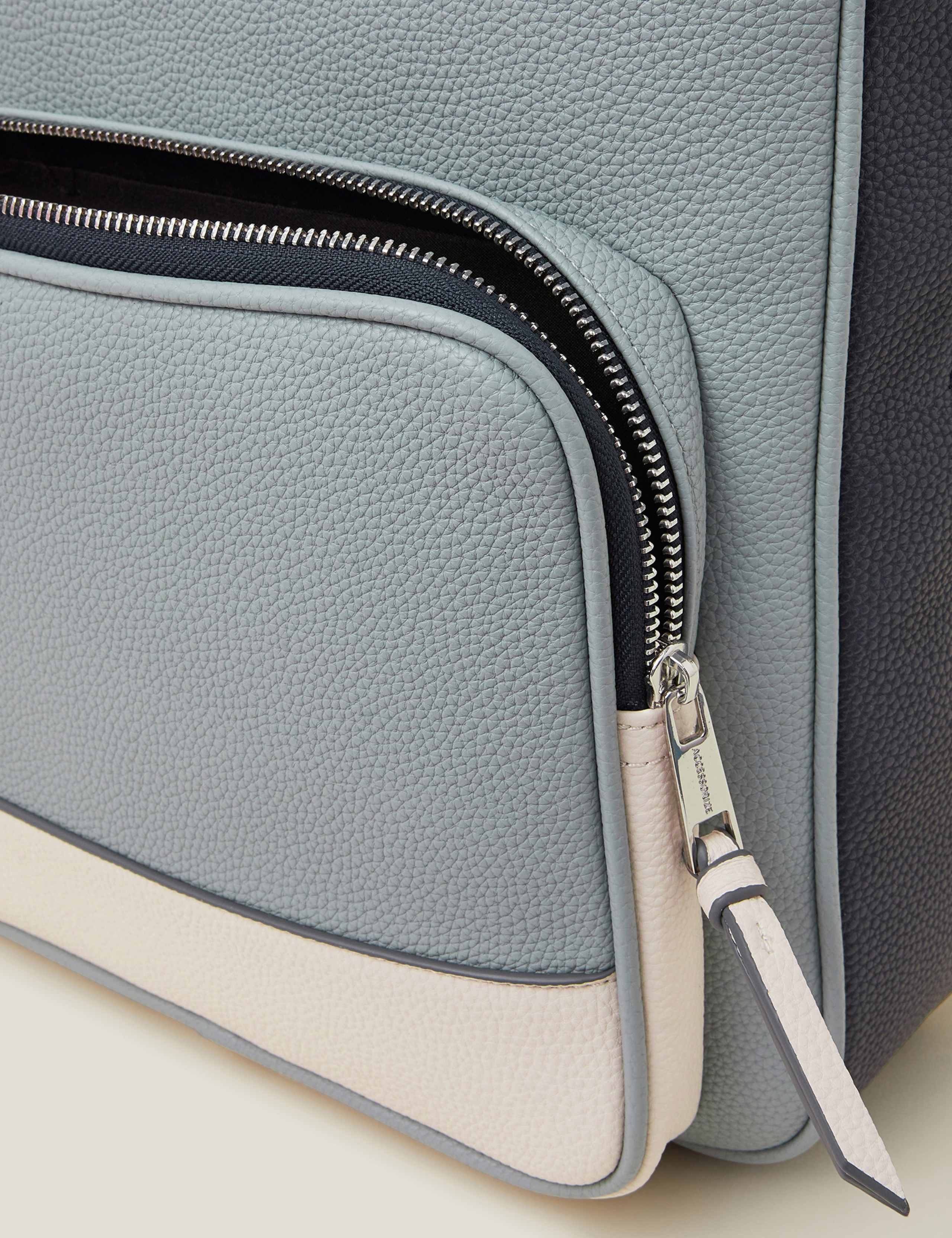 Faux Leather Top Handle Backpack 3 of 4