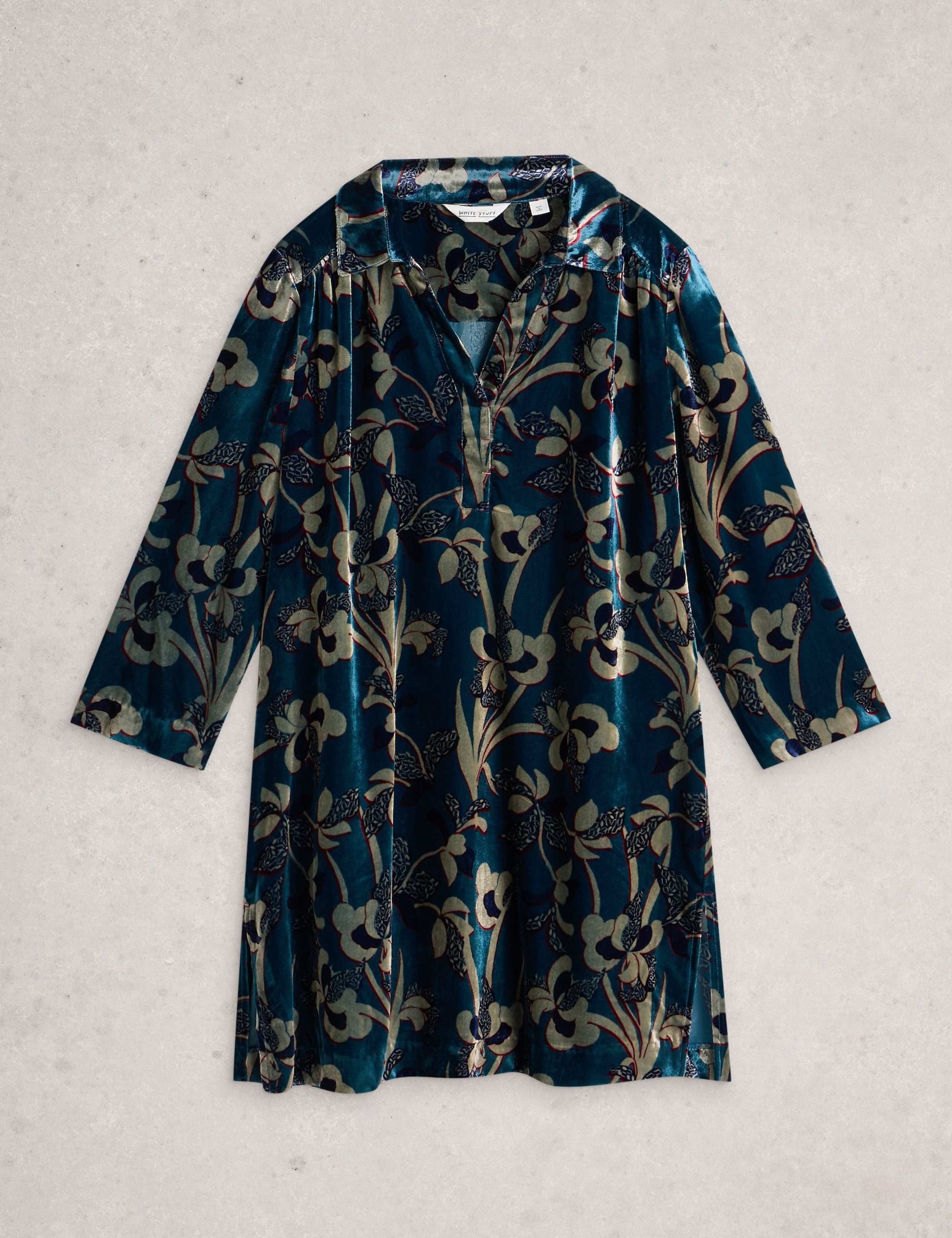 Velvet Printed Tunic 2 of 6