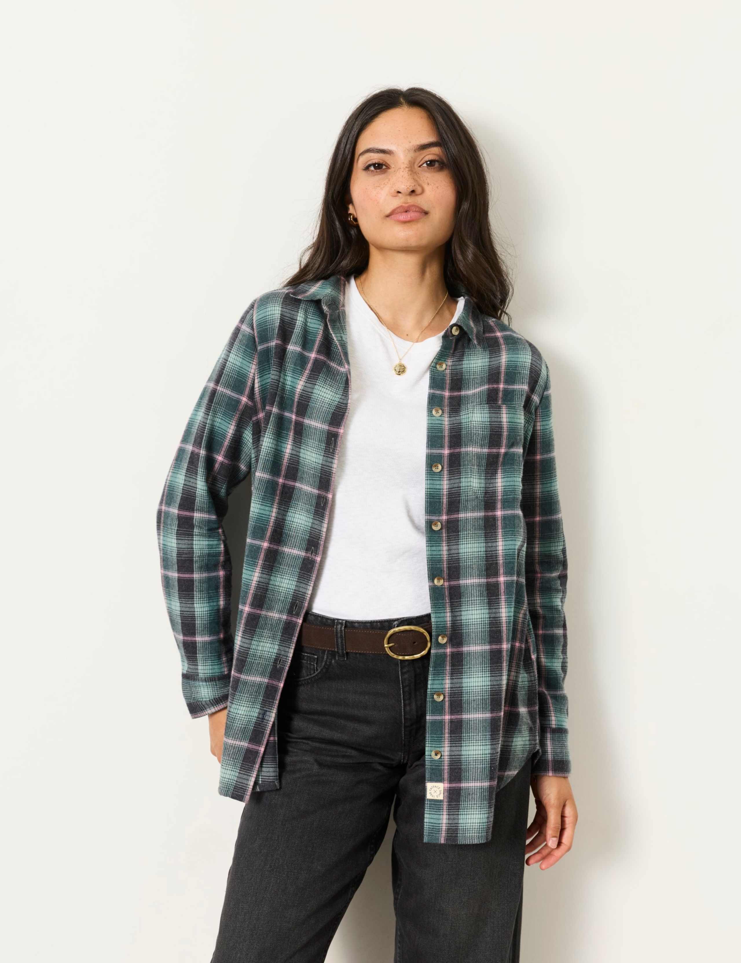 Pure Cotton Checked Shirt 1 of 6