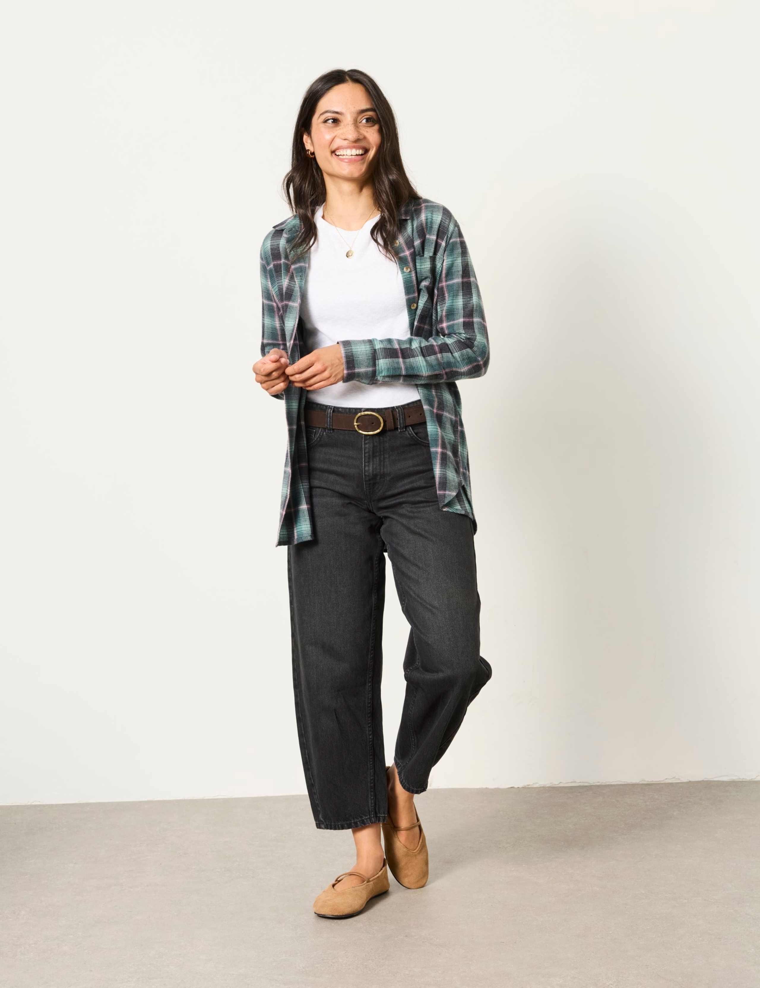 Pure Cotton Checked Shirt 3 of 6