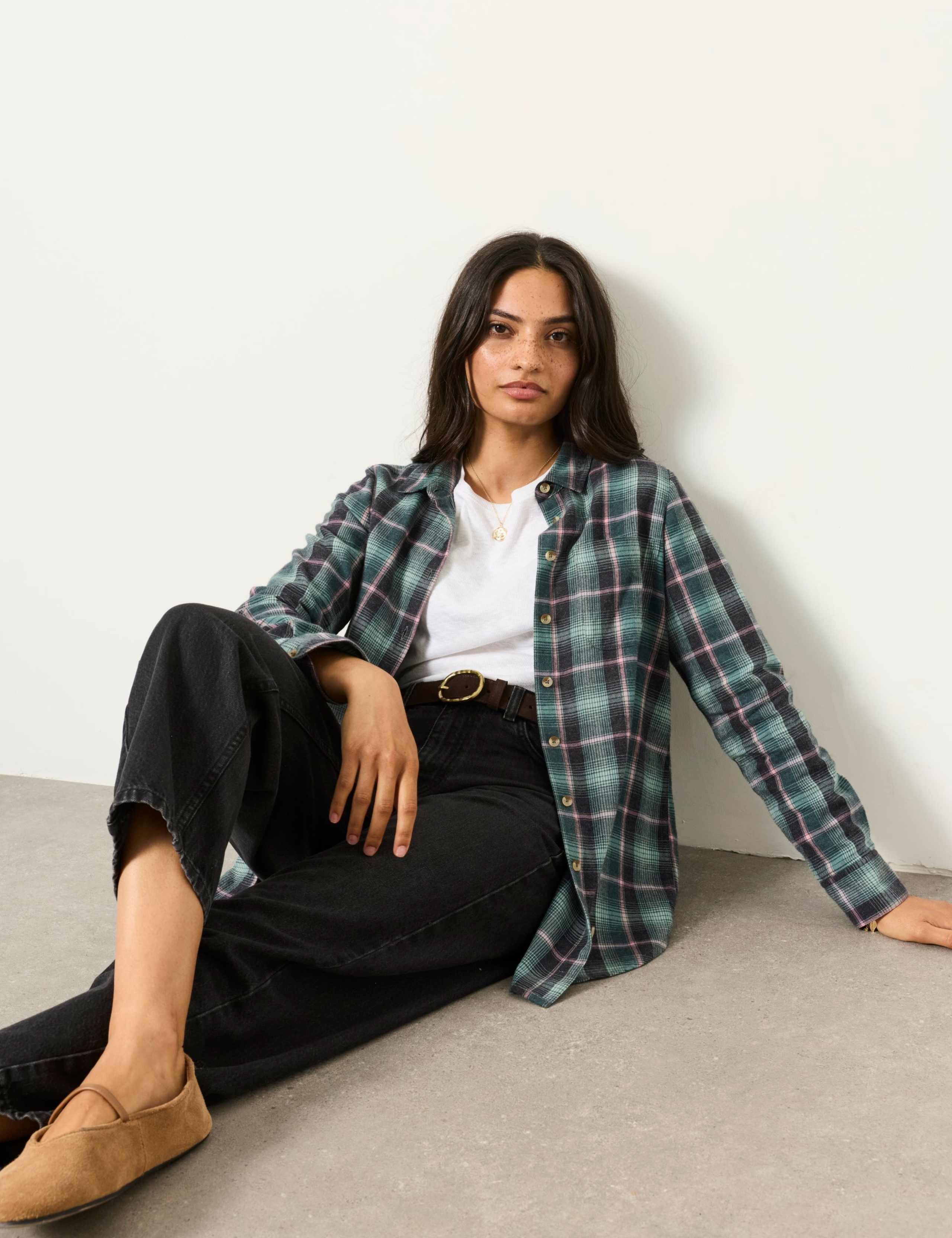 Pure Cotton Checked Shirt 4 of 6