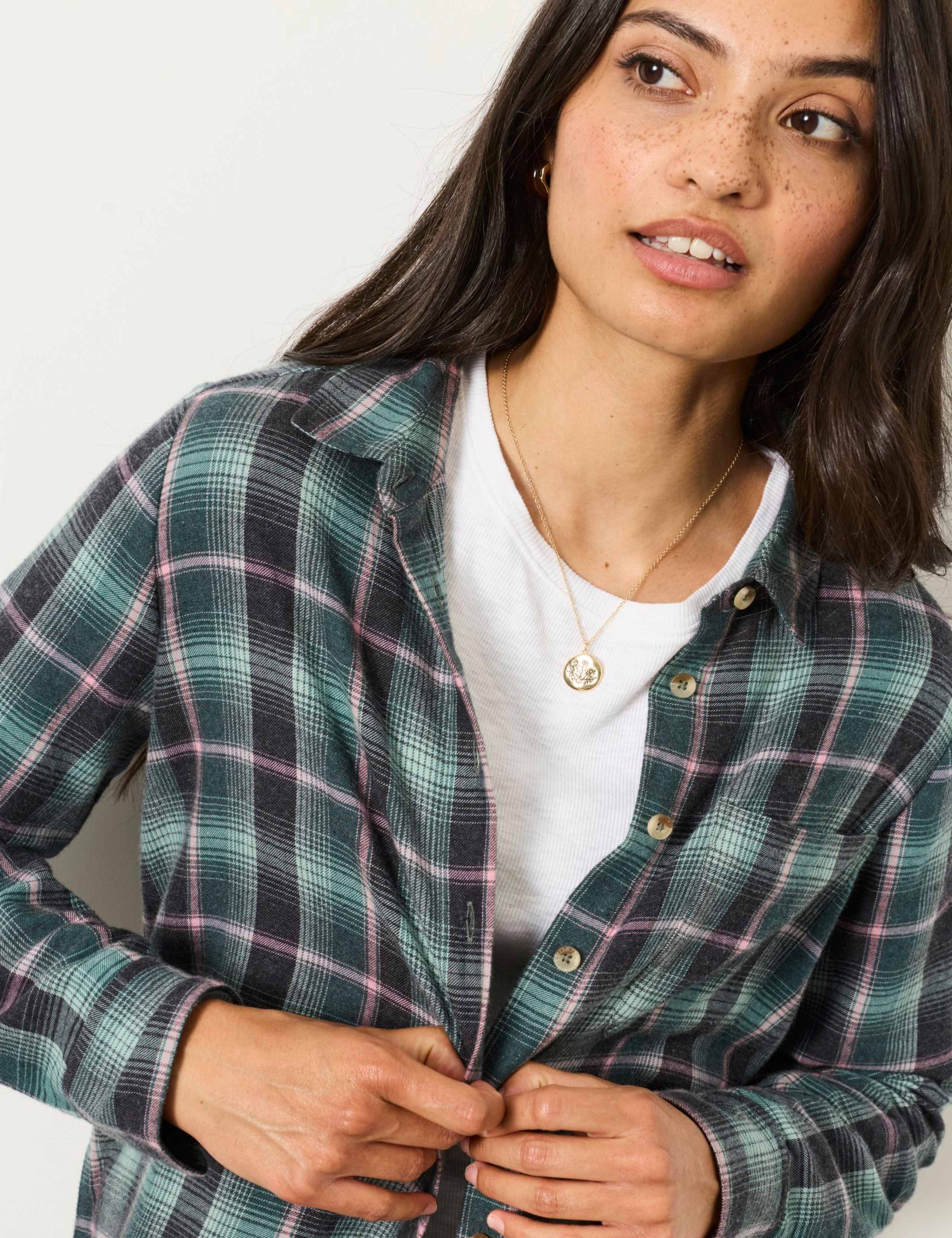 Pure Cotton Checked Shirt 5 of 6