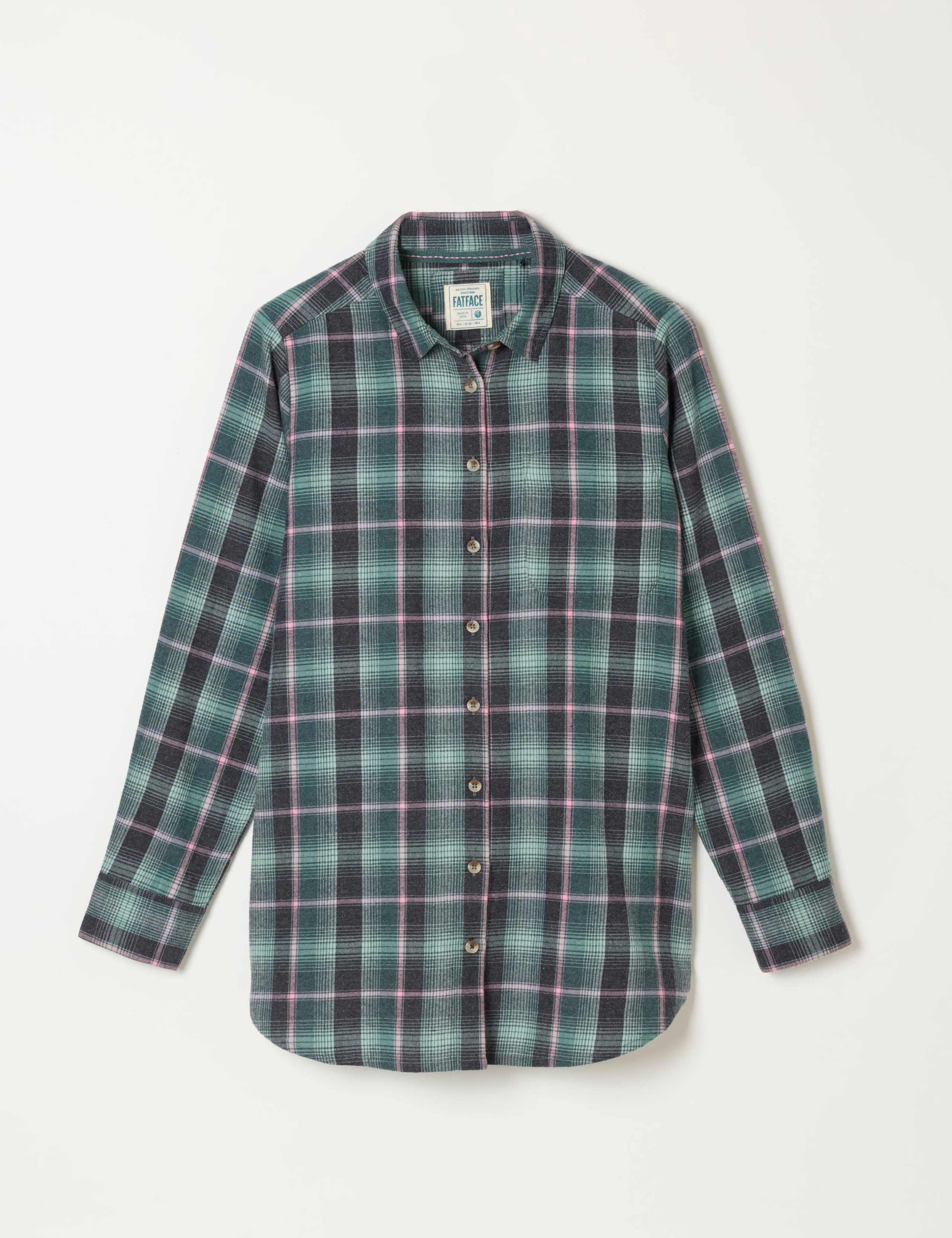 Pure Cotton Checked Shirt 2 of 6