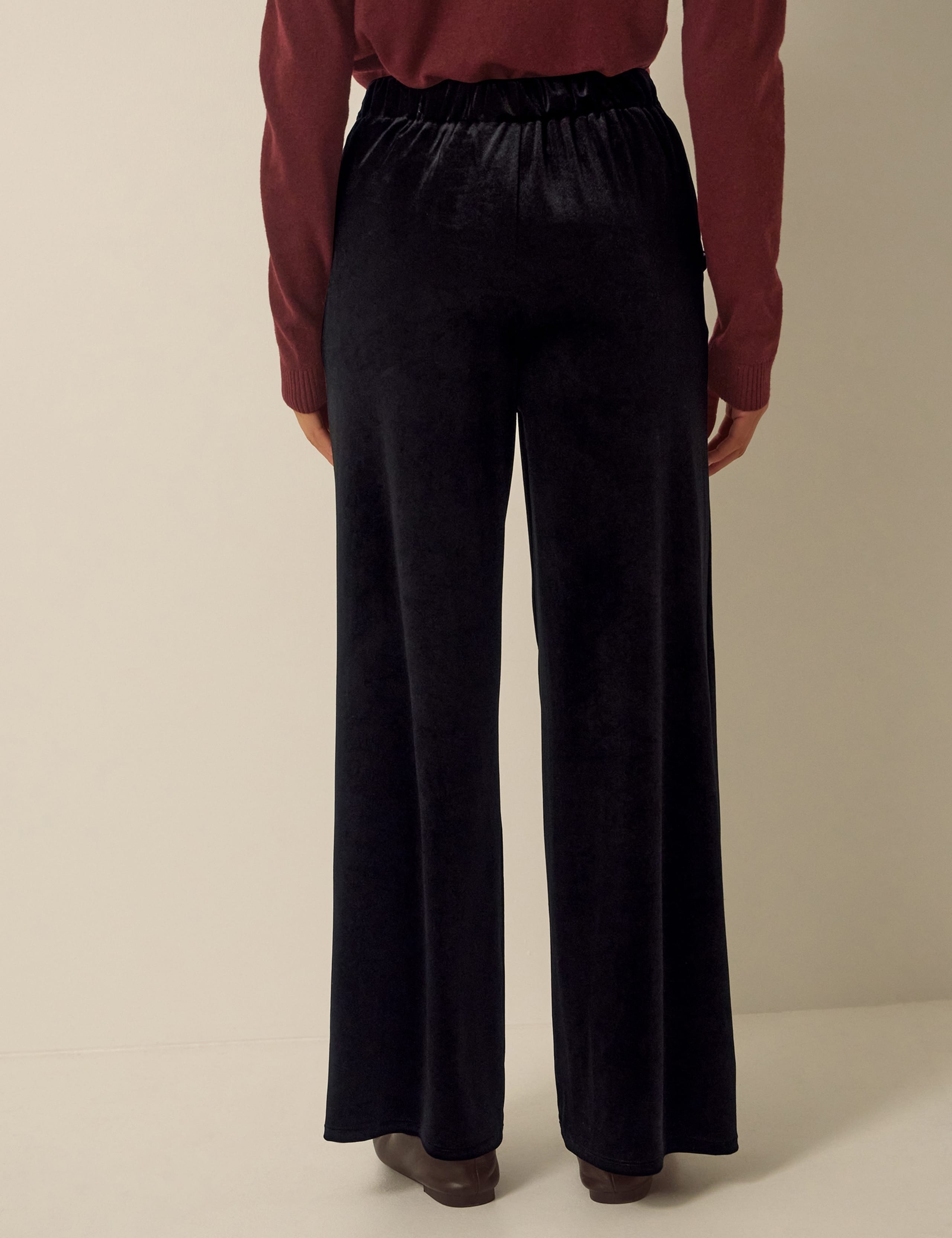 Velvet Wide Leg Trousers 3 of 6