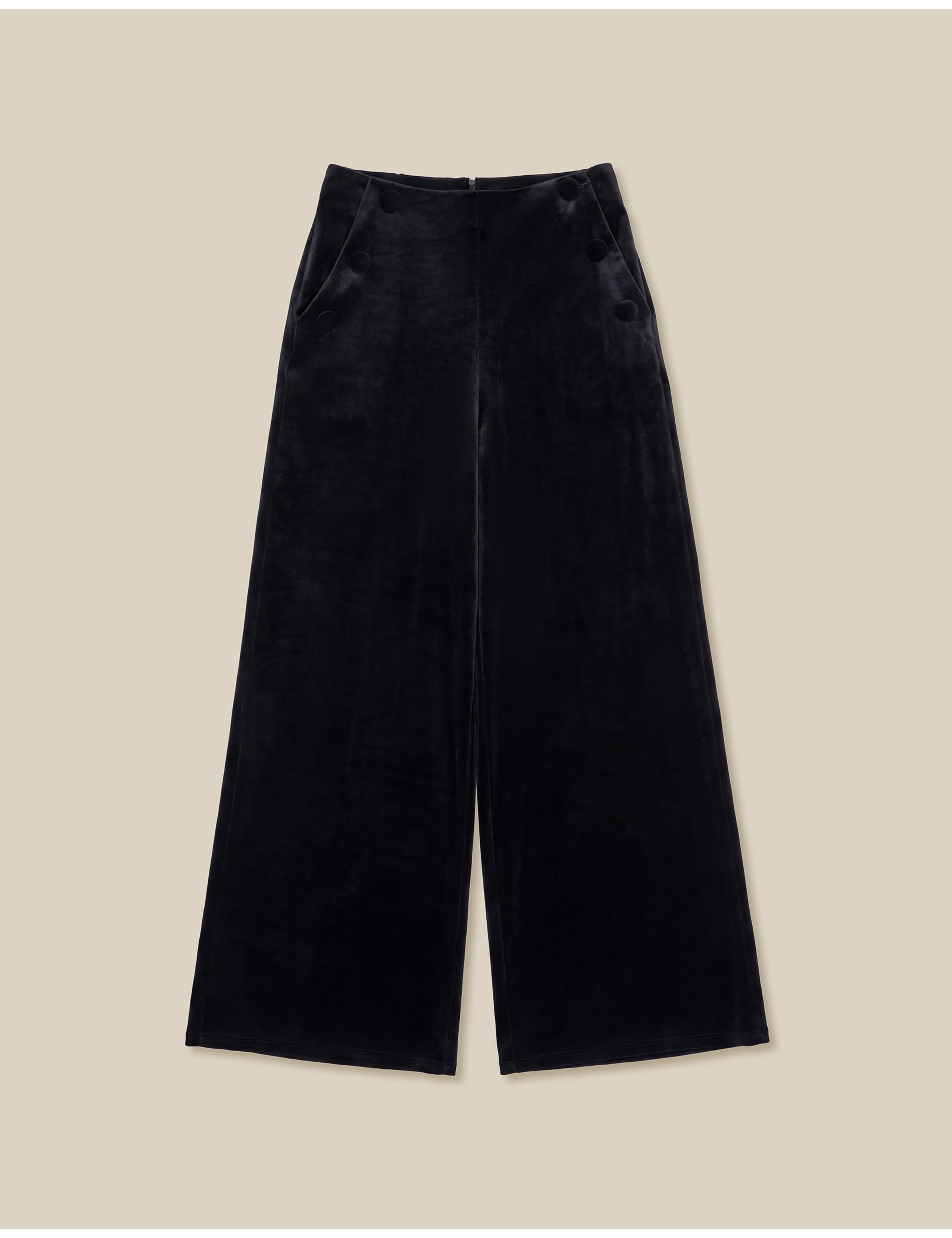 Velvet Wide Leg Trousers 2 of 6