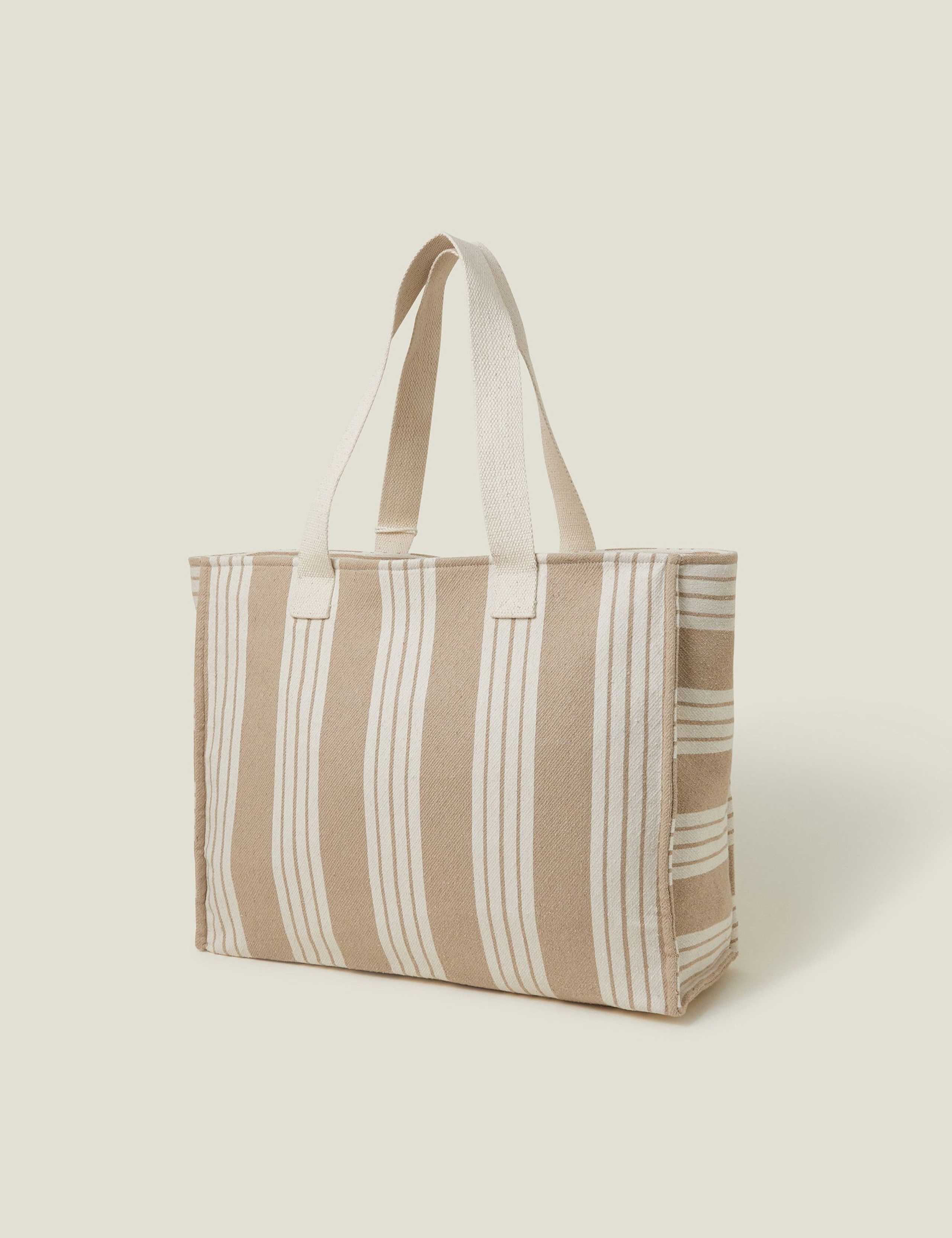 Cotton Rich Striped Tote Bag 3 of 5