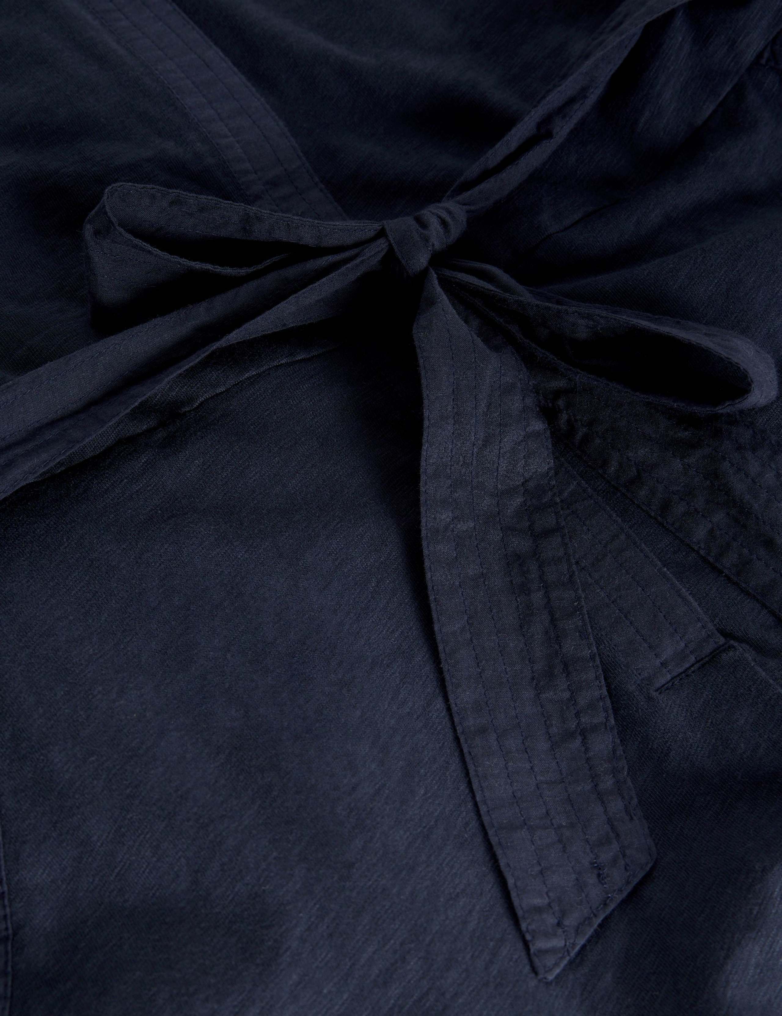 Pure Cotton Jersey Wide Leg Belted Jumpsuit 6 of 6