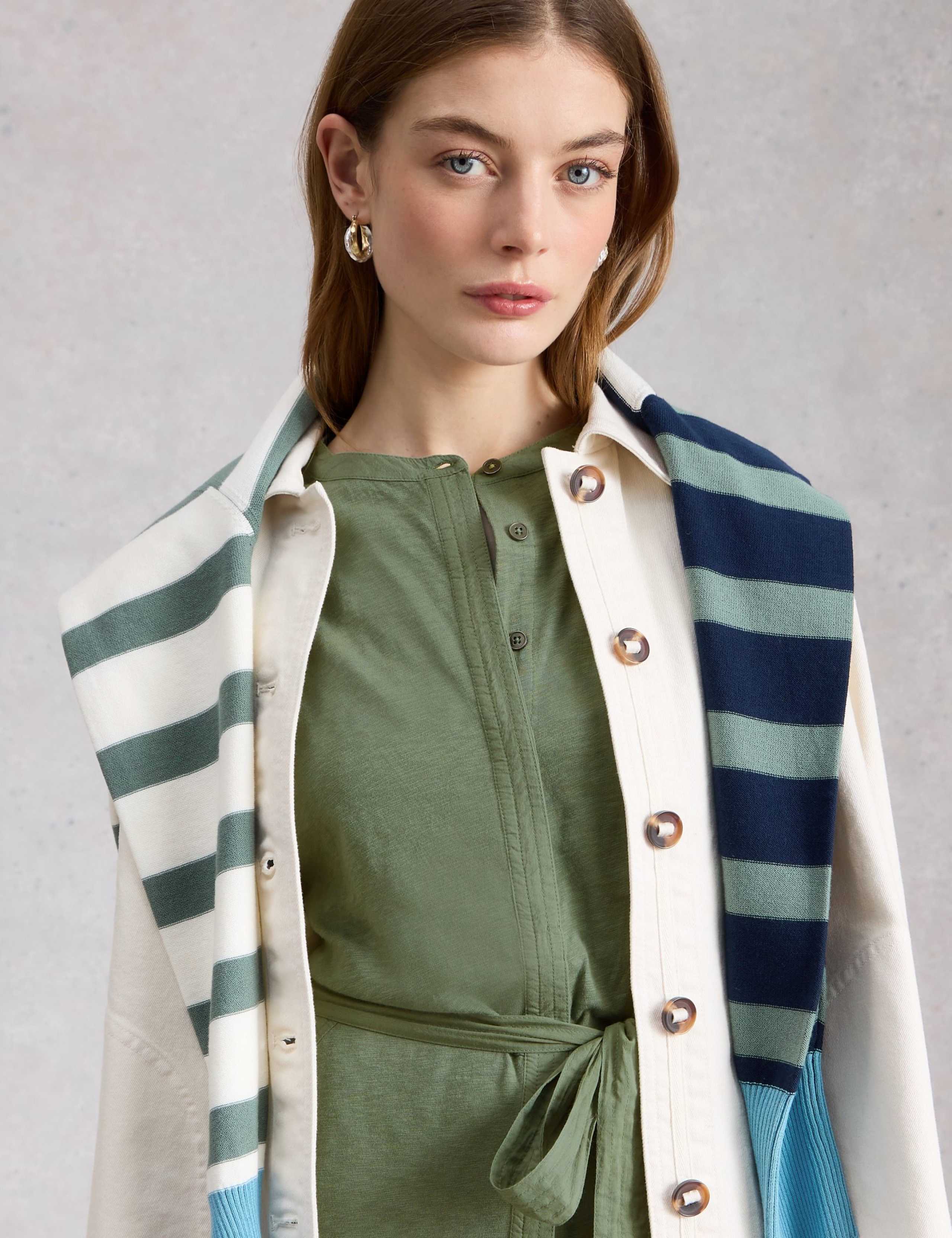 Pure Cotton Jersey Wide Leg Belted Jumpsuit 6 of 6