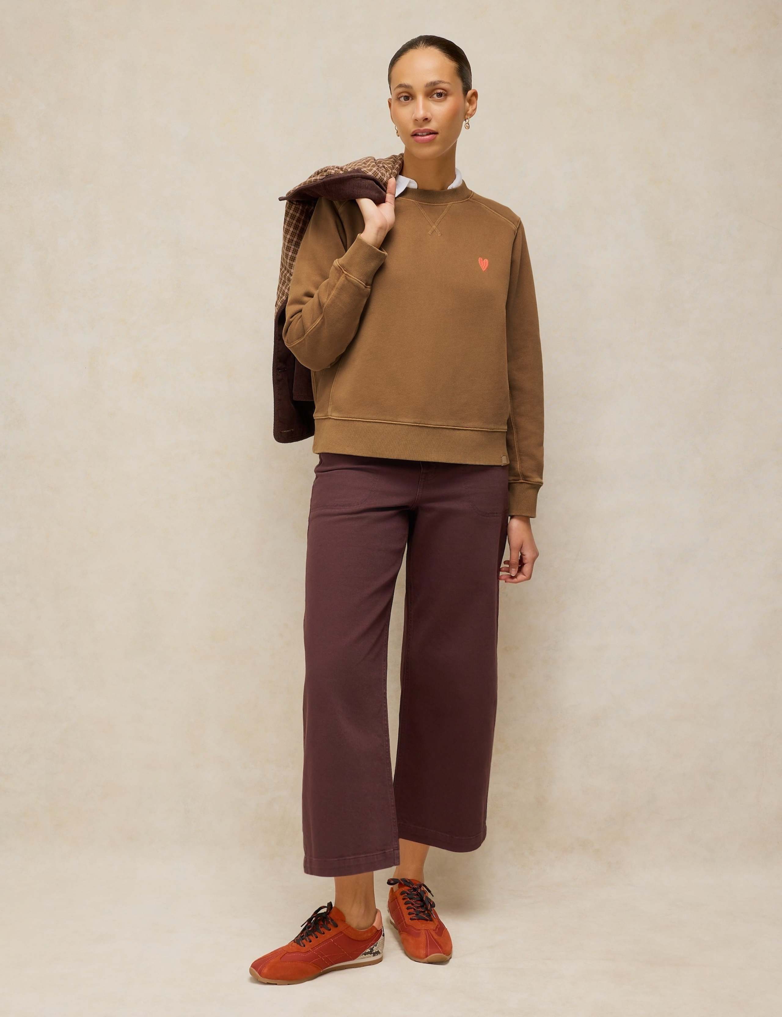 Pure Cotton Heart Sweatshirt 3 of 6