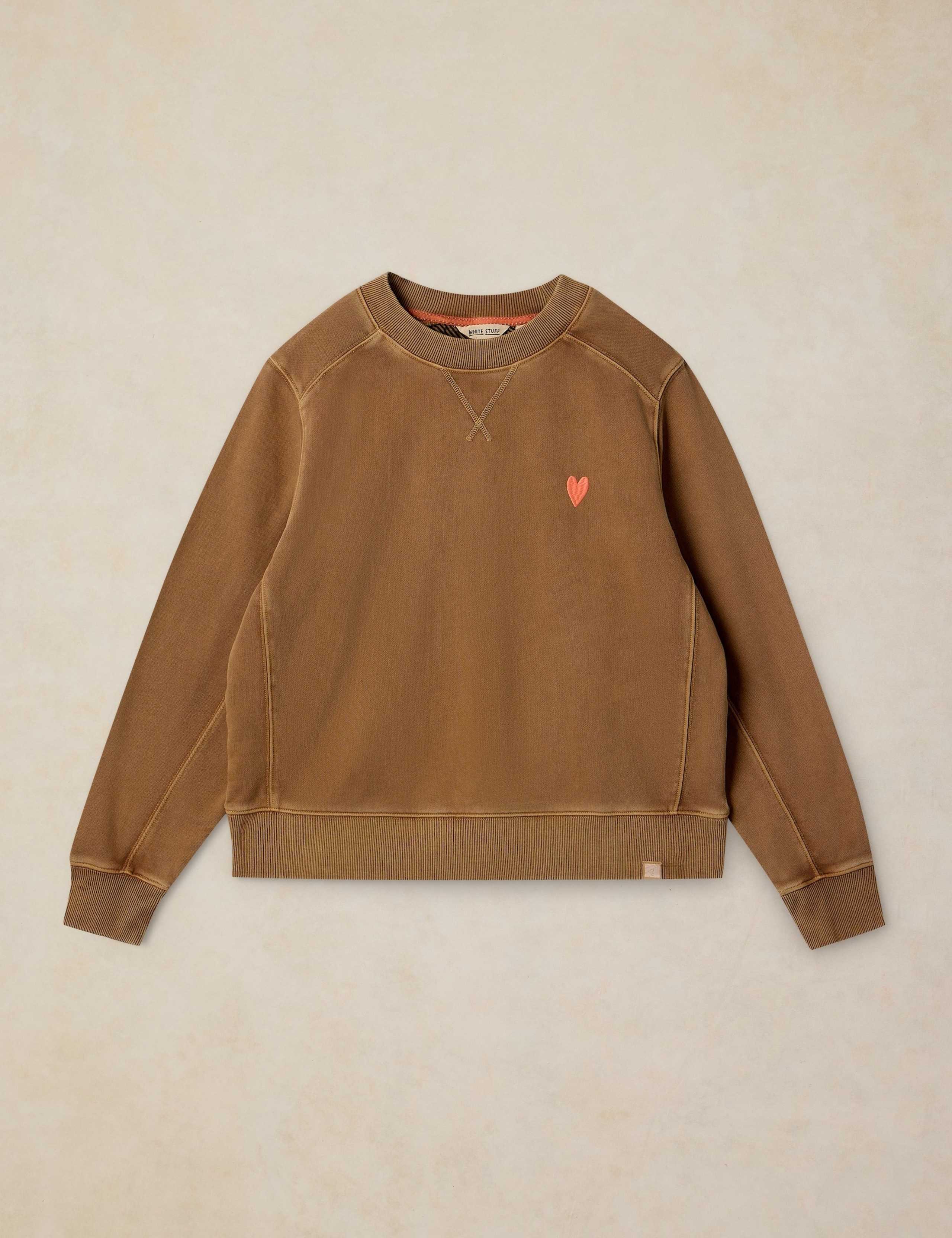 Pure Cotton Heart Sweatshirt 2 of 6