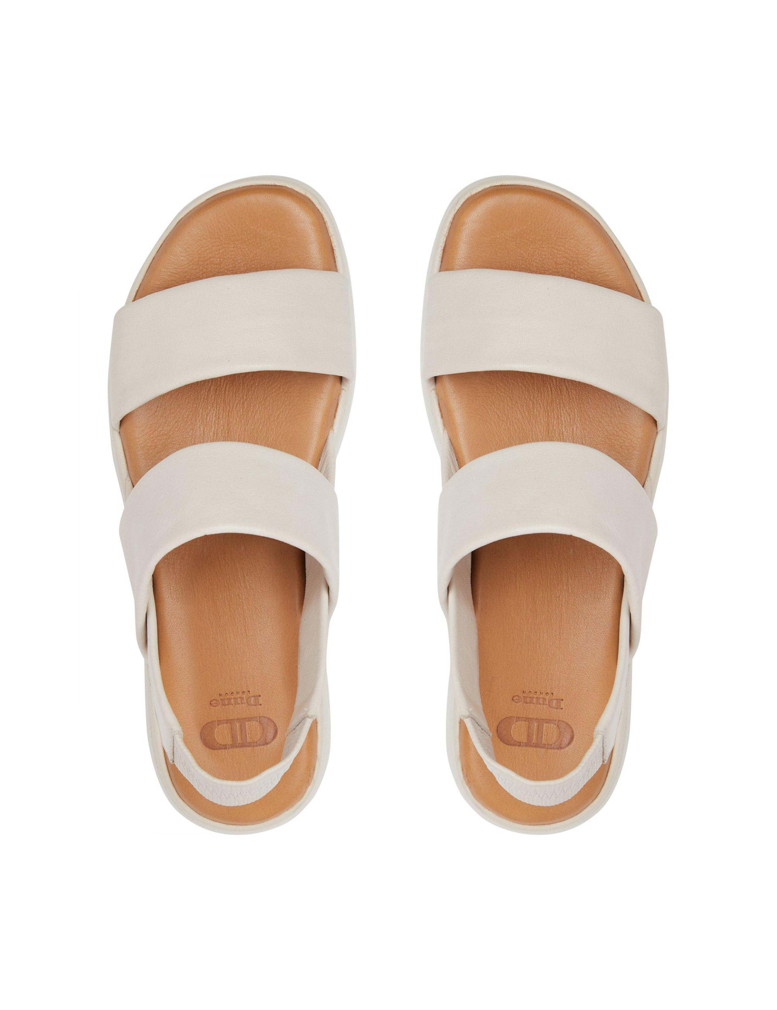 Leather Slip On Flatform Sandals 4 of 5