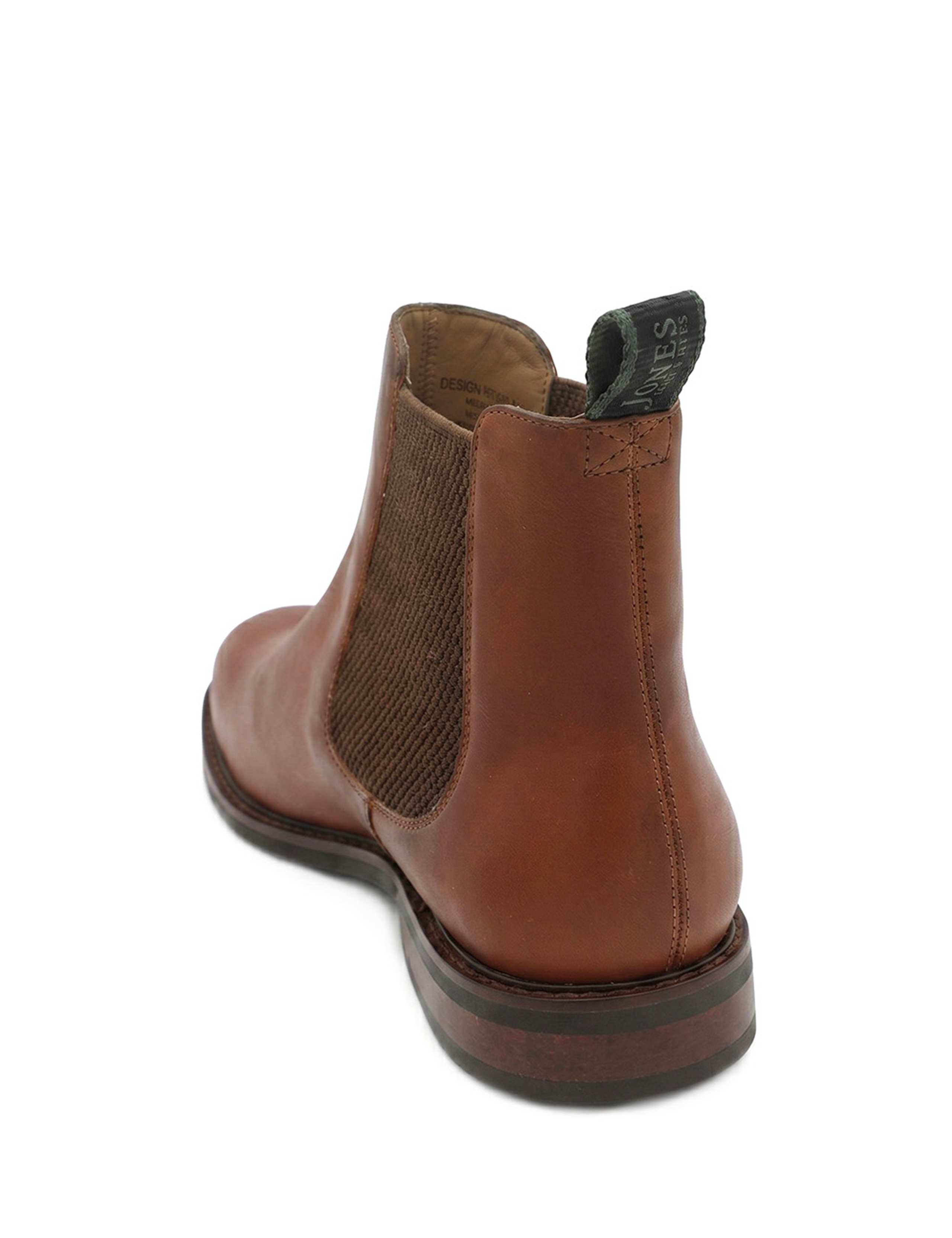 Wide Fit Leather Pull On Chelsea Boots 4 of 6