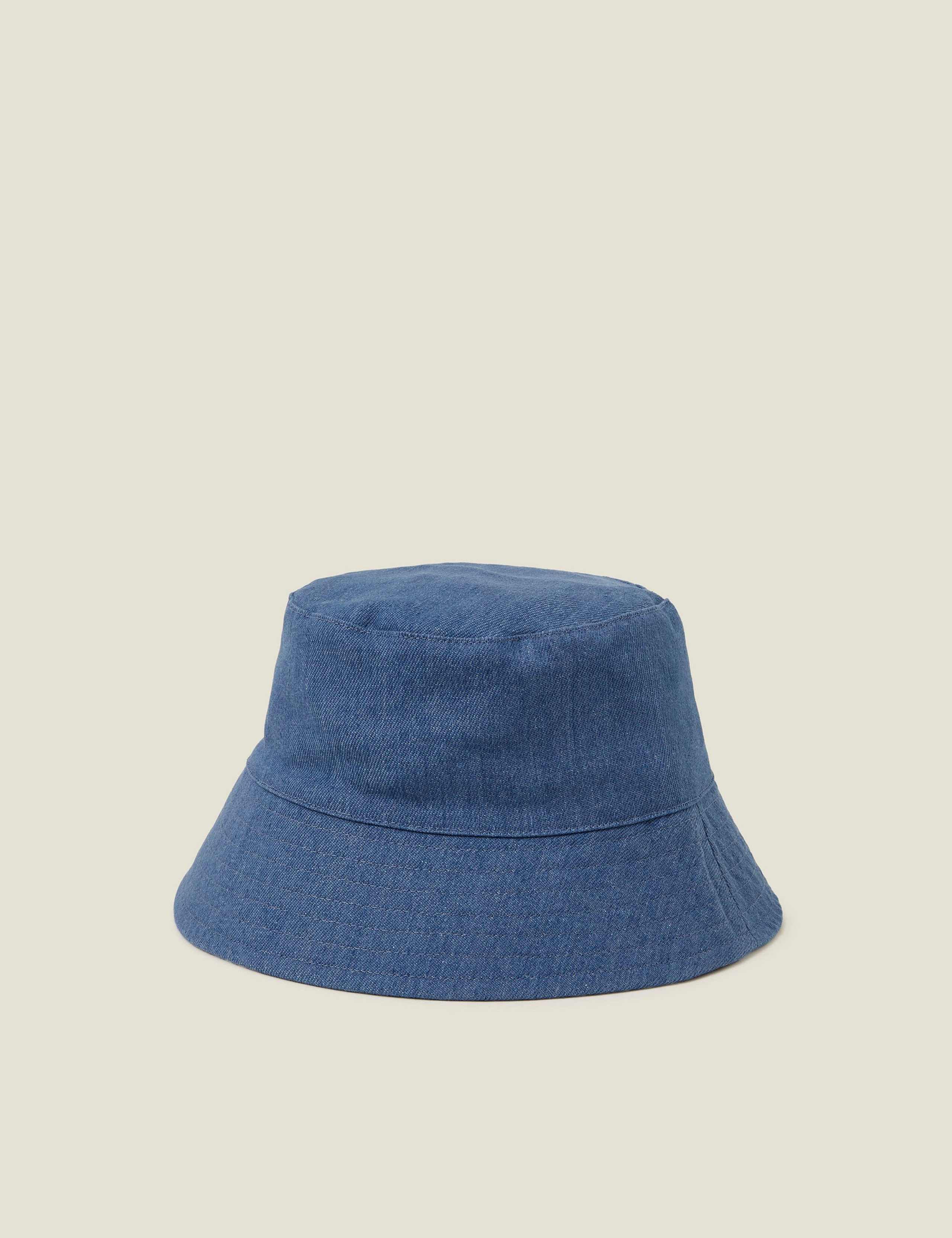 Denim Reversible Bucket Hat 3 of 5