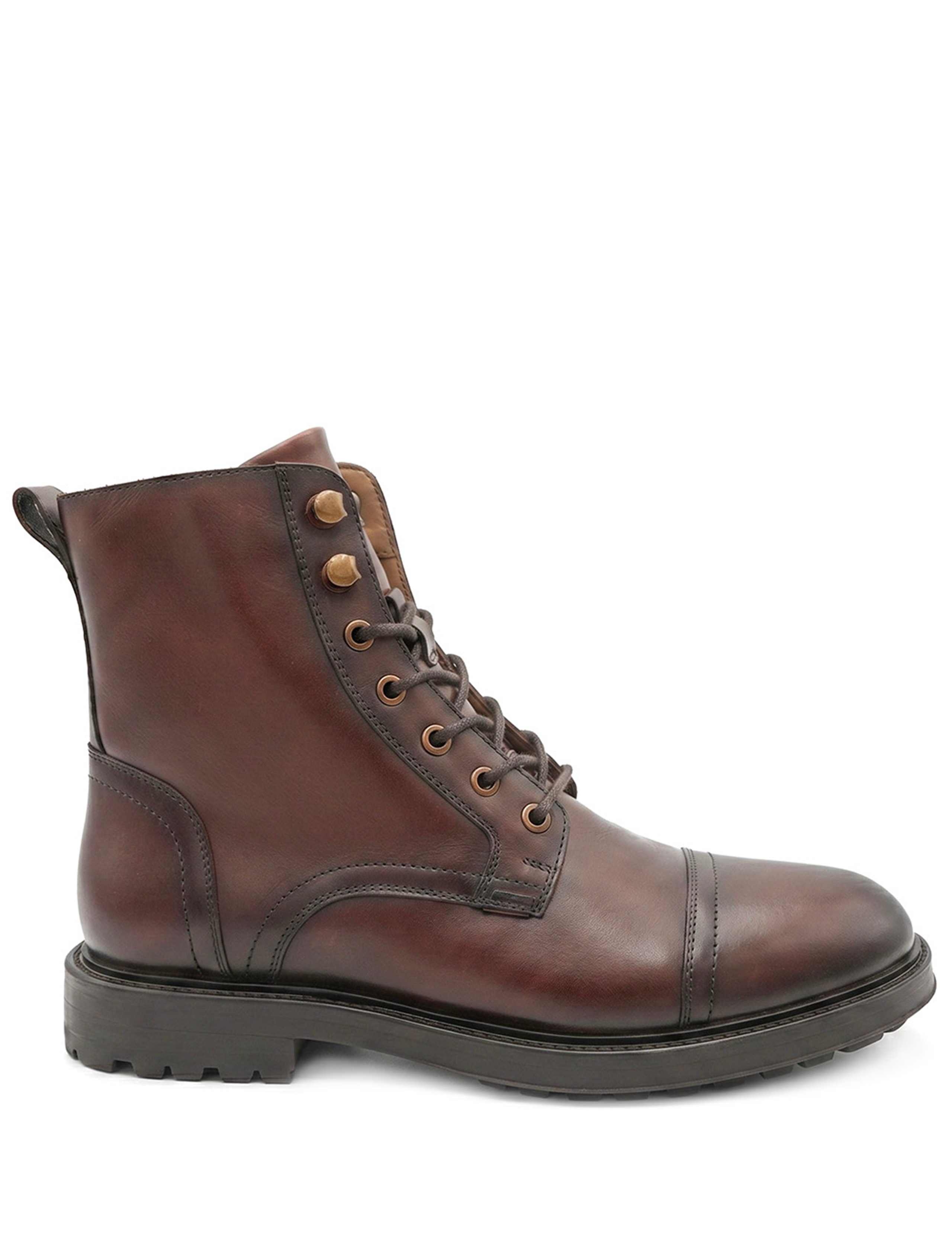 Wide Fit Leather Casual Boots 1 of 6