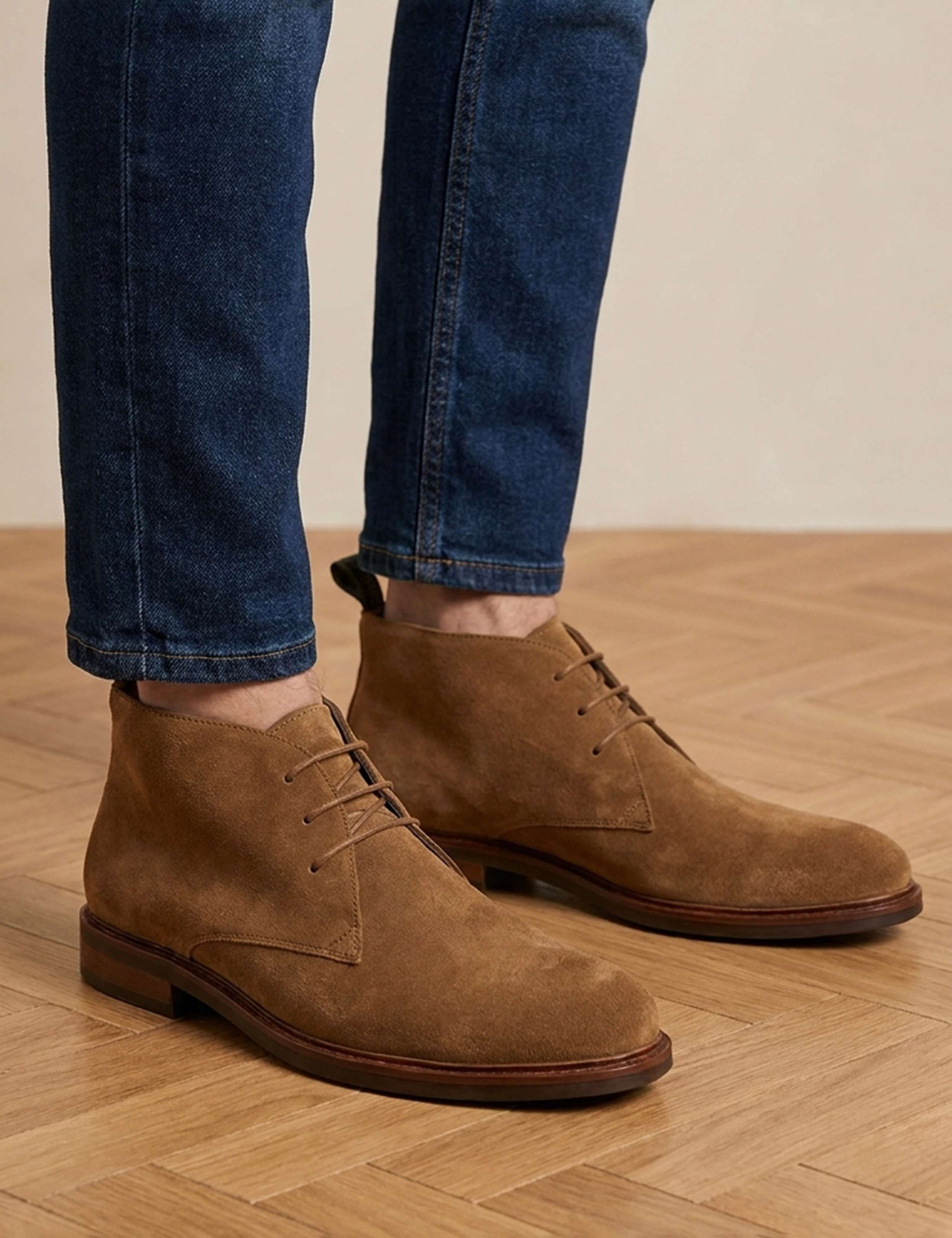 Wide Fit Suede Chukka Boots 2 of 6