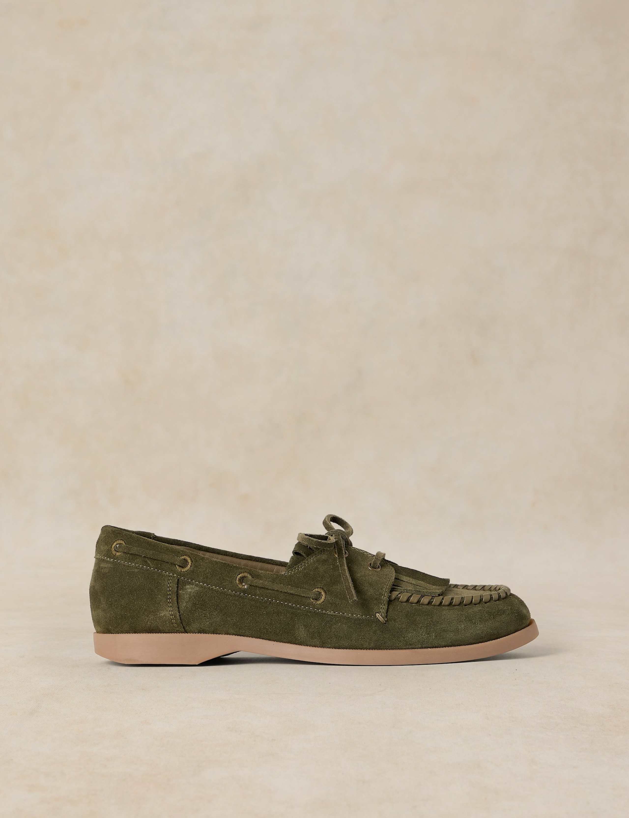Suede Tassel Moccasins 1 of 4