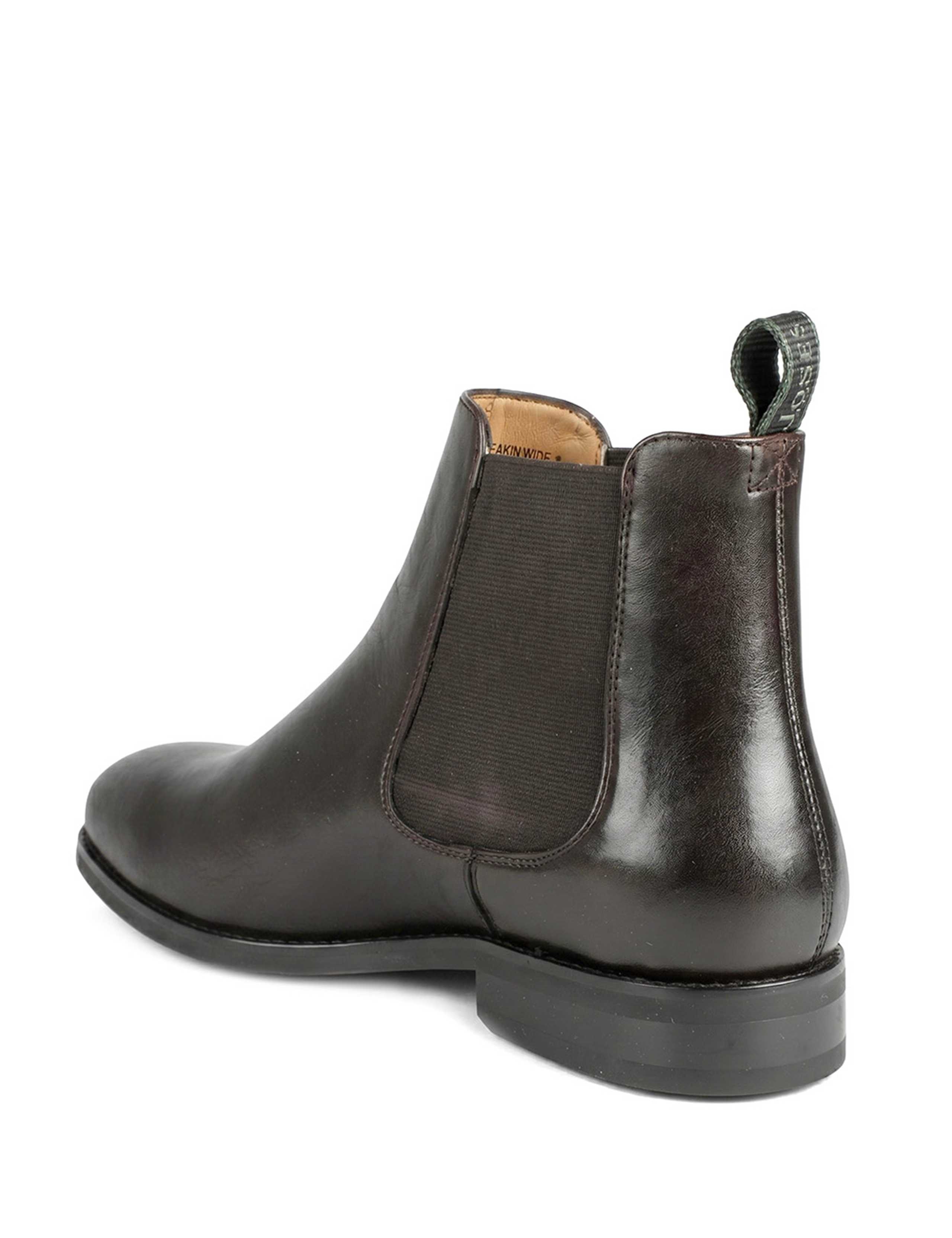 Wide Fit Leather Chelsea Boots 4 of 6
