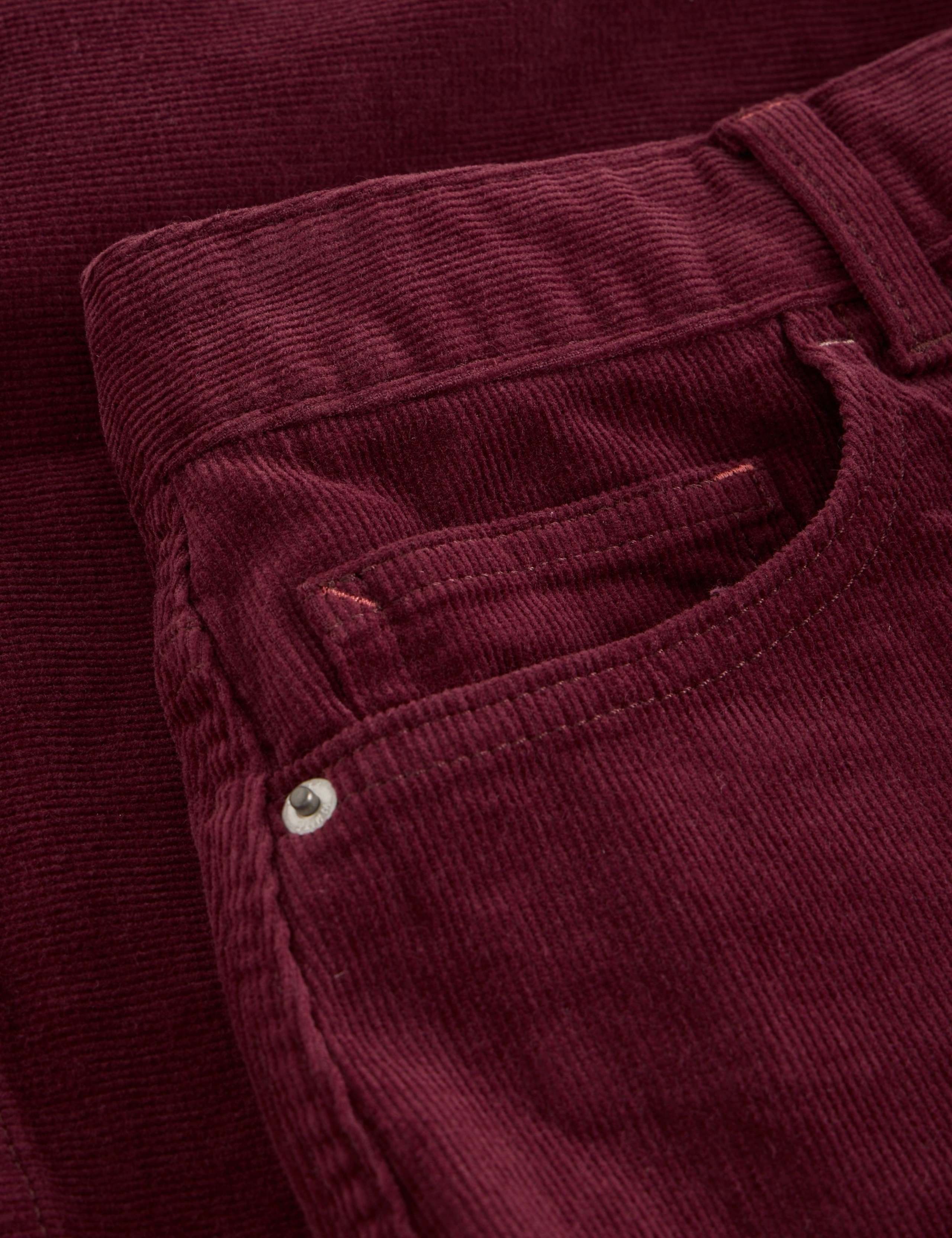 Cotton Rich Cord Knee Length A-Line Skirt 5 of 5