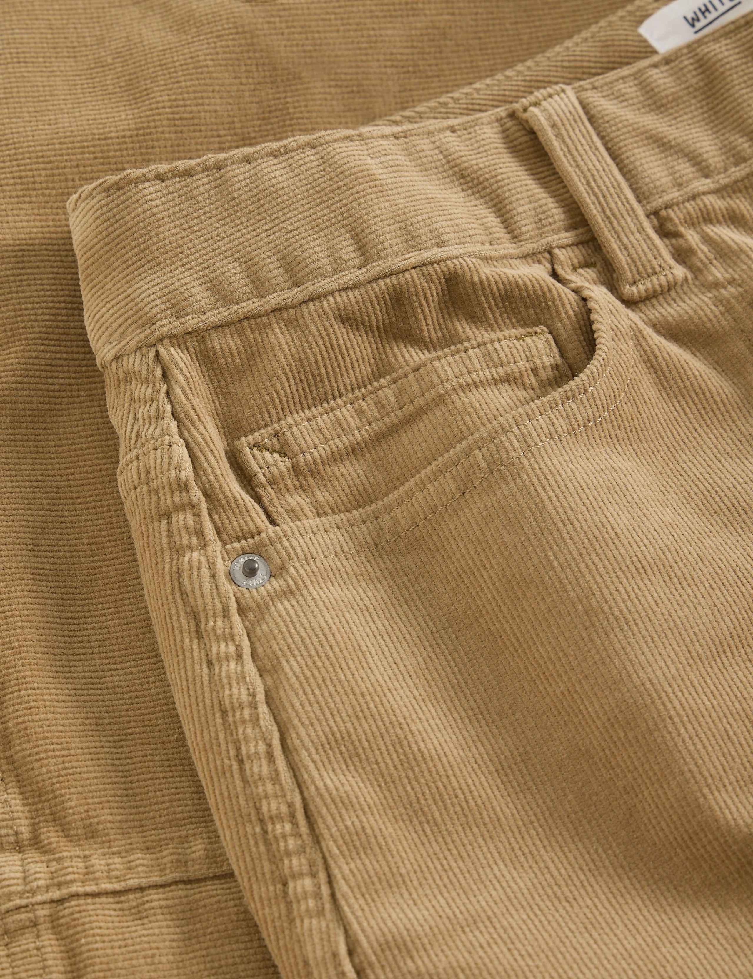 Cotton Rich Cord Knee Length A-Line Skirt 6 of 6