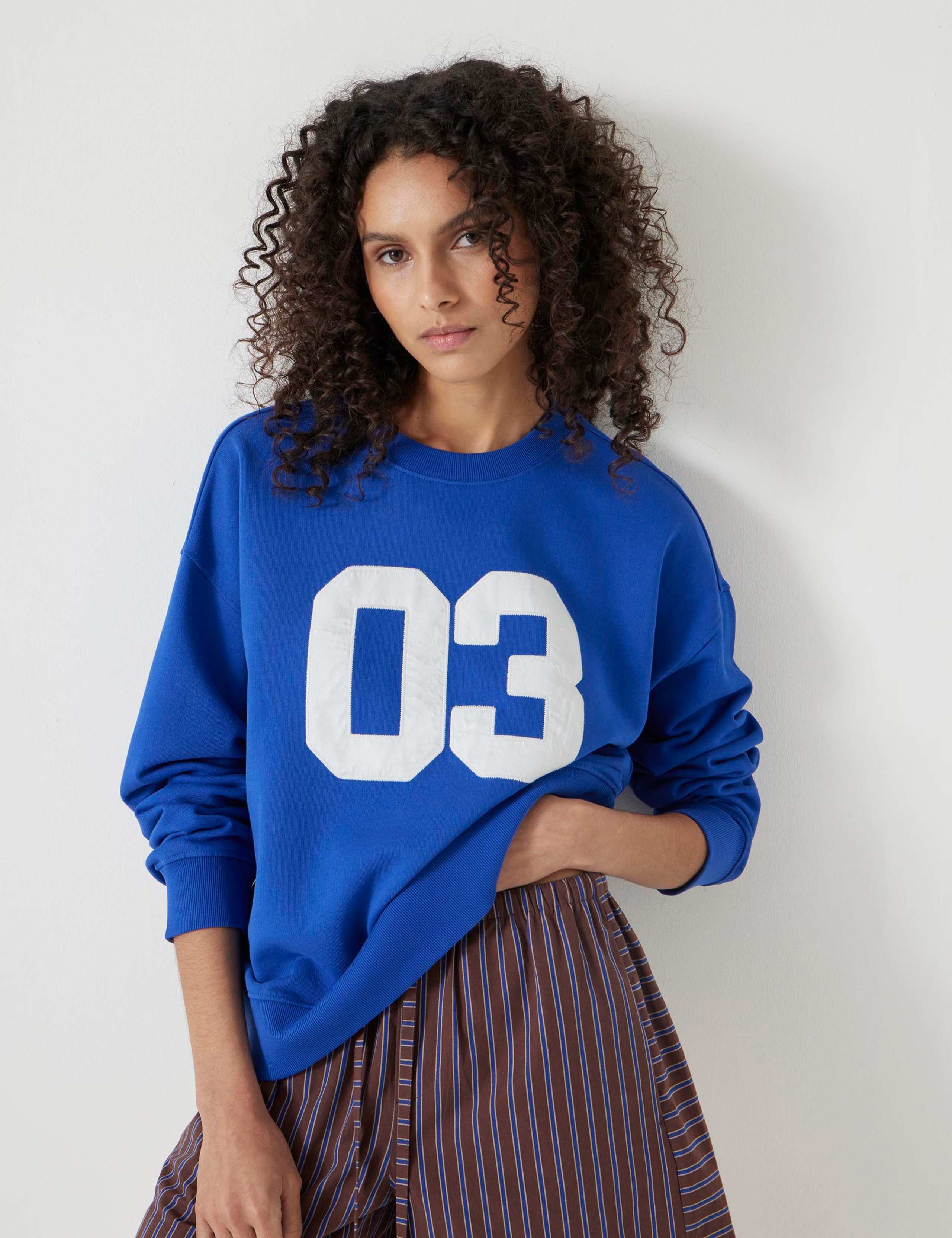 Pure Cotton Applique Sweatshirt 1 of 5