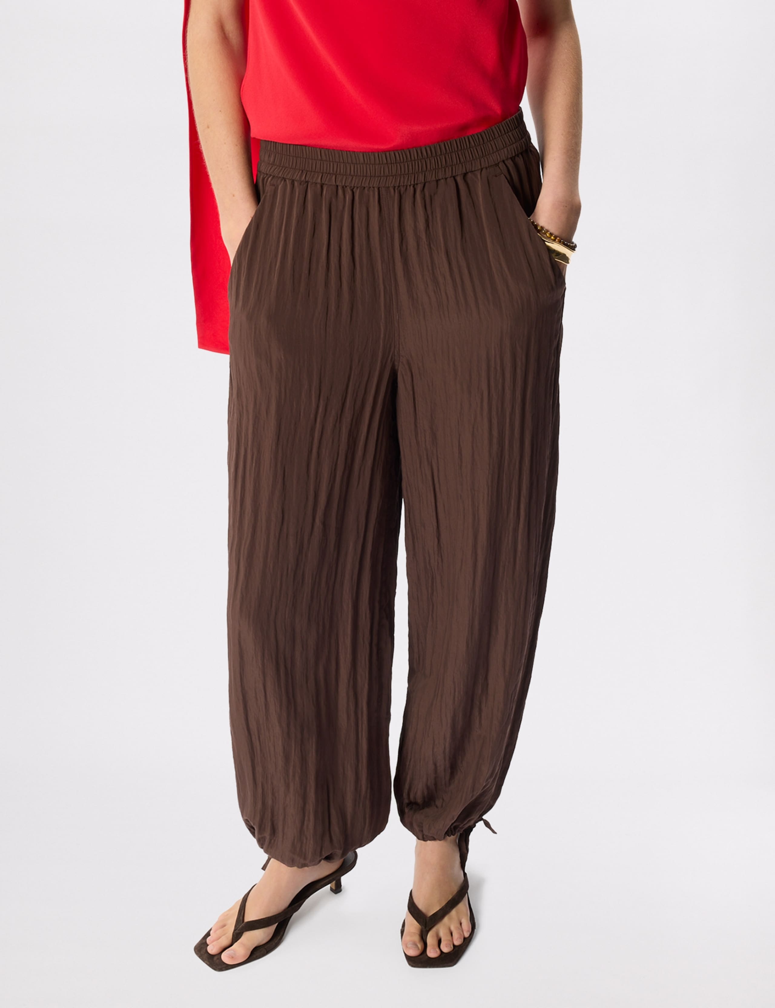 Relaxed Tie Hem Trouser 3 of 7