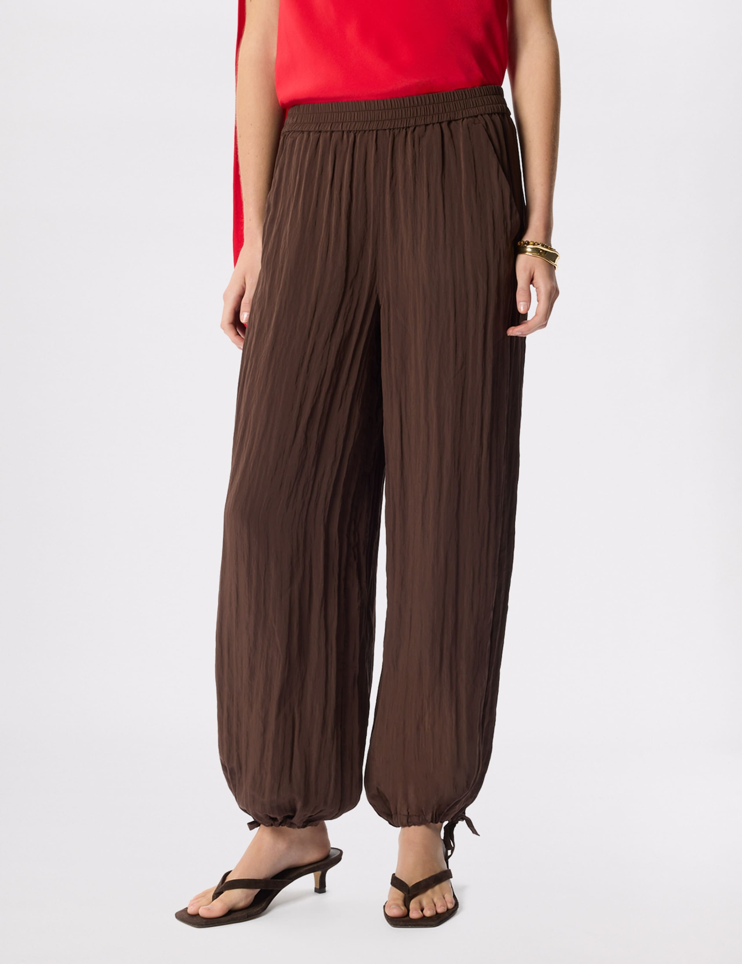 Relaxed Tie Hem Trouser 4 of 7