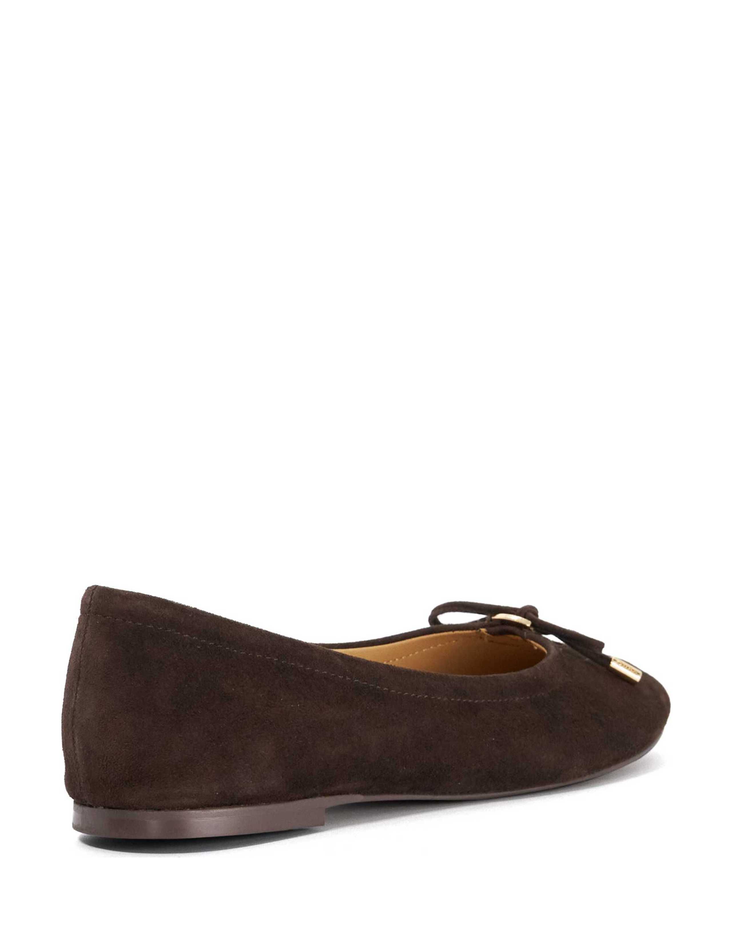 Leather Flat Ballet Pumps 4 of 5