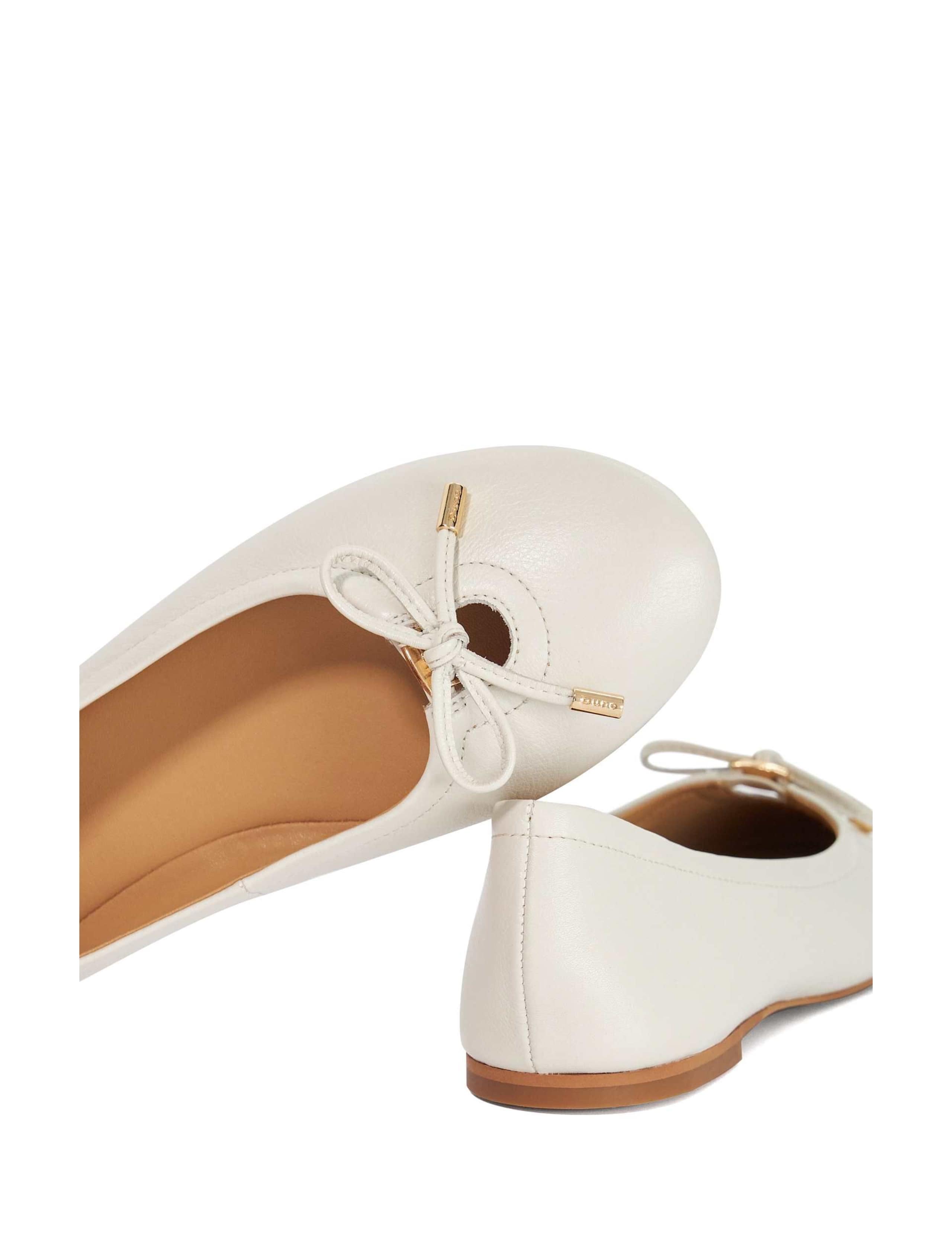 Leather Flat Ballet Pumps 6 of 6