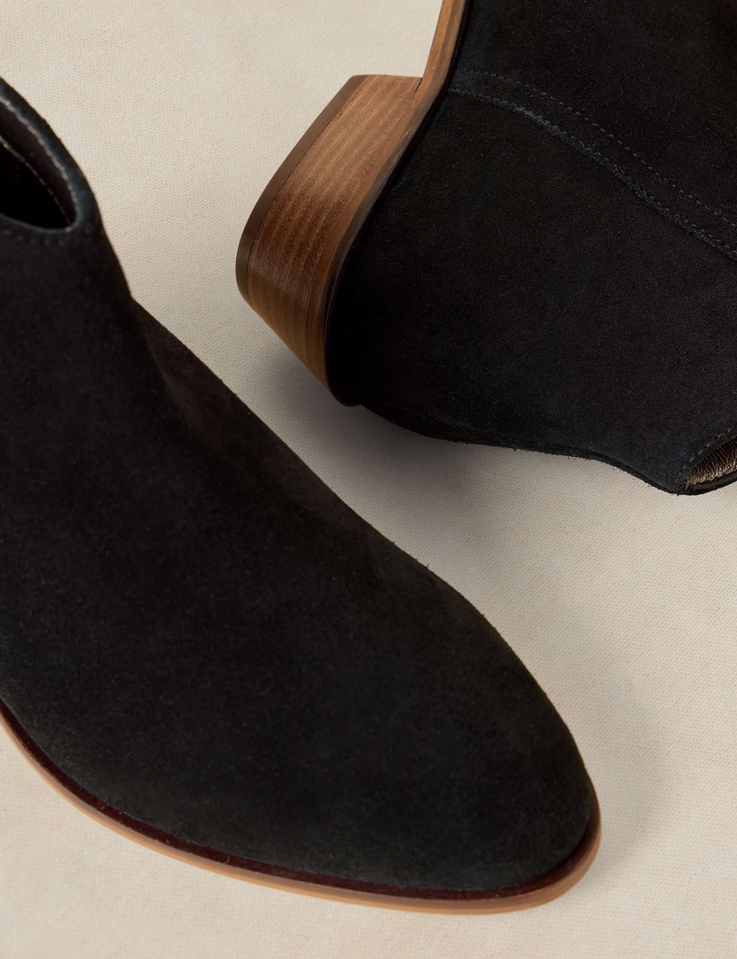 Wide Fit Suede Ankle Boots 4 of 4
