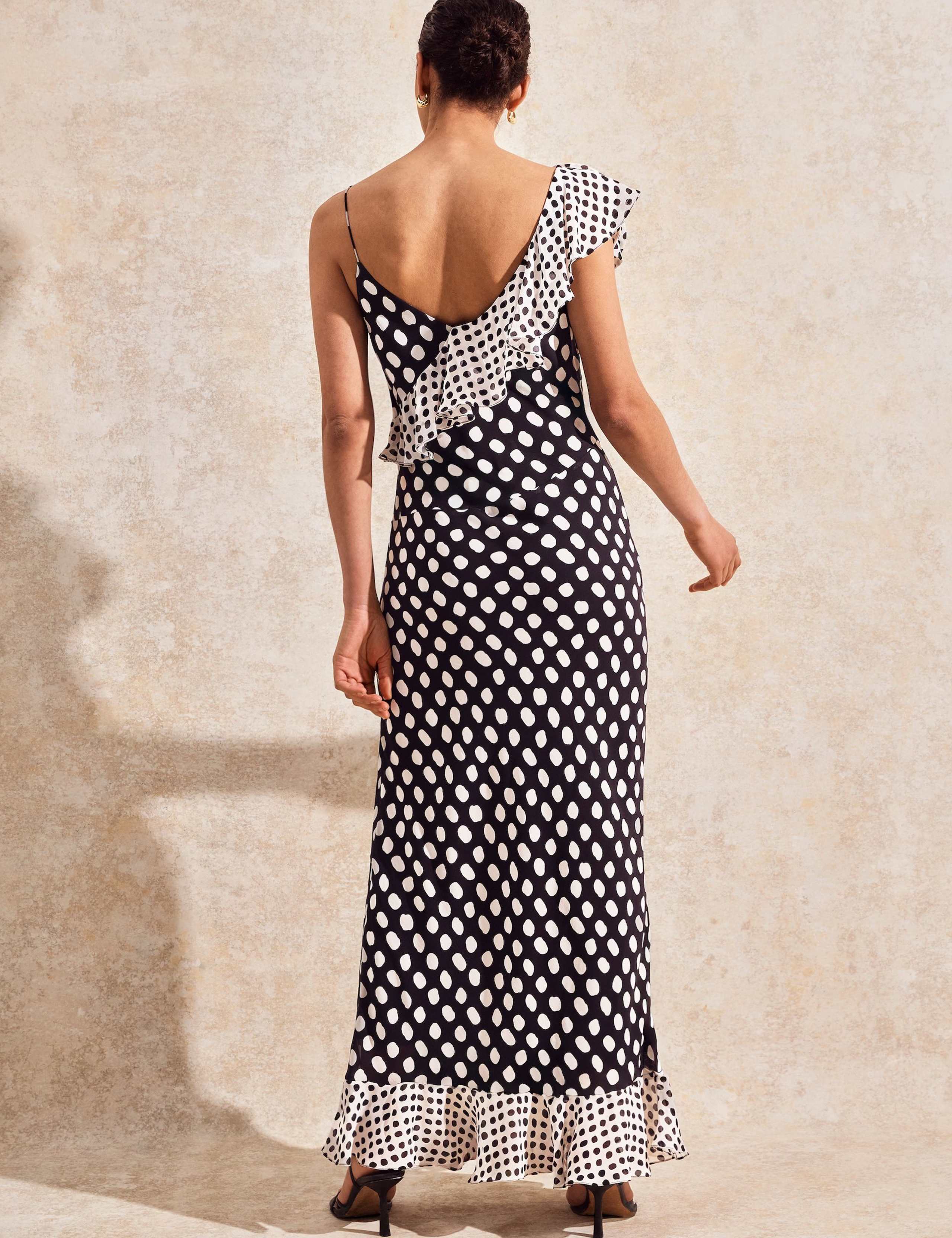 Polka Dot Strappy Slip Dress 5 of 5