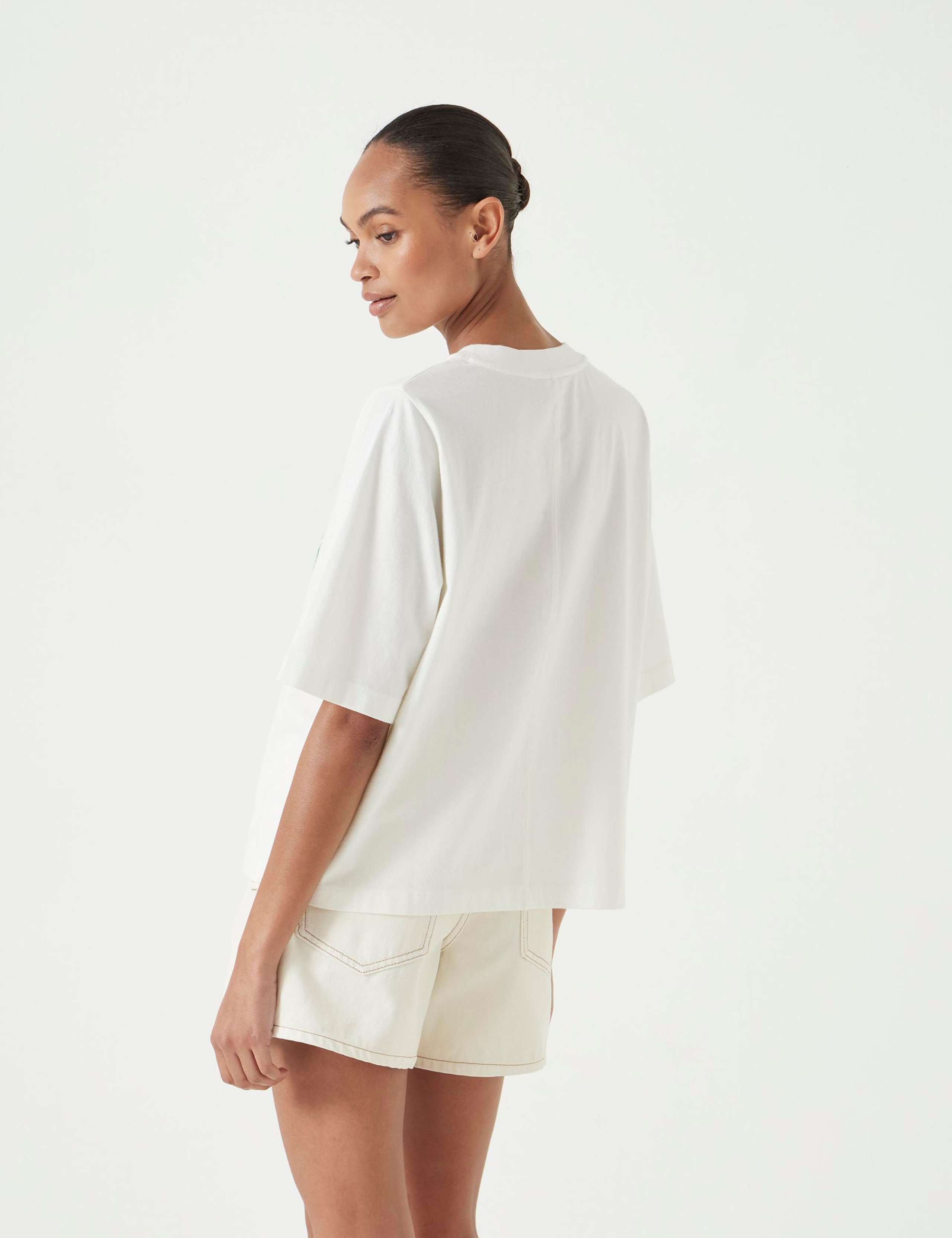 Pure Cotton Collegiate Graphic T-Shirt 4 of 5