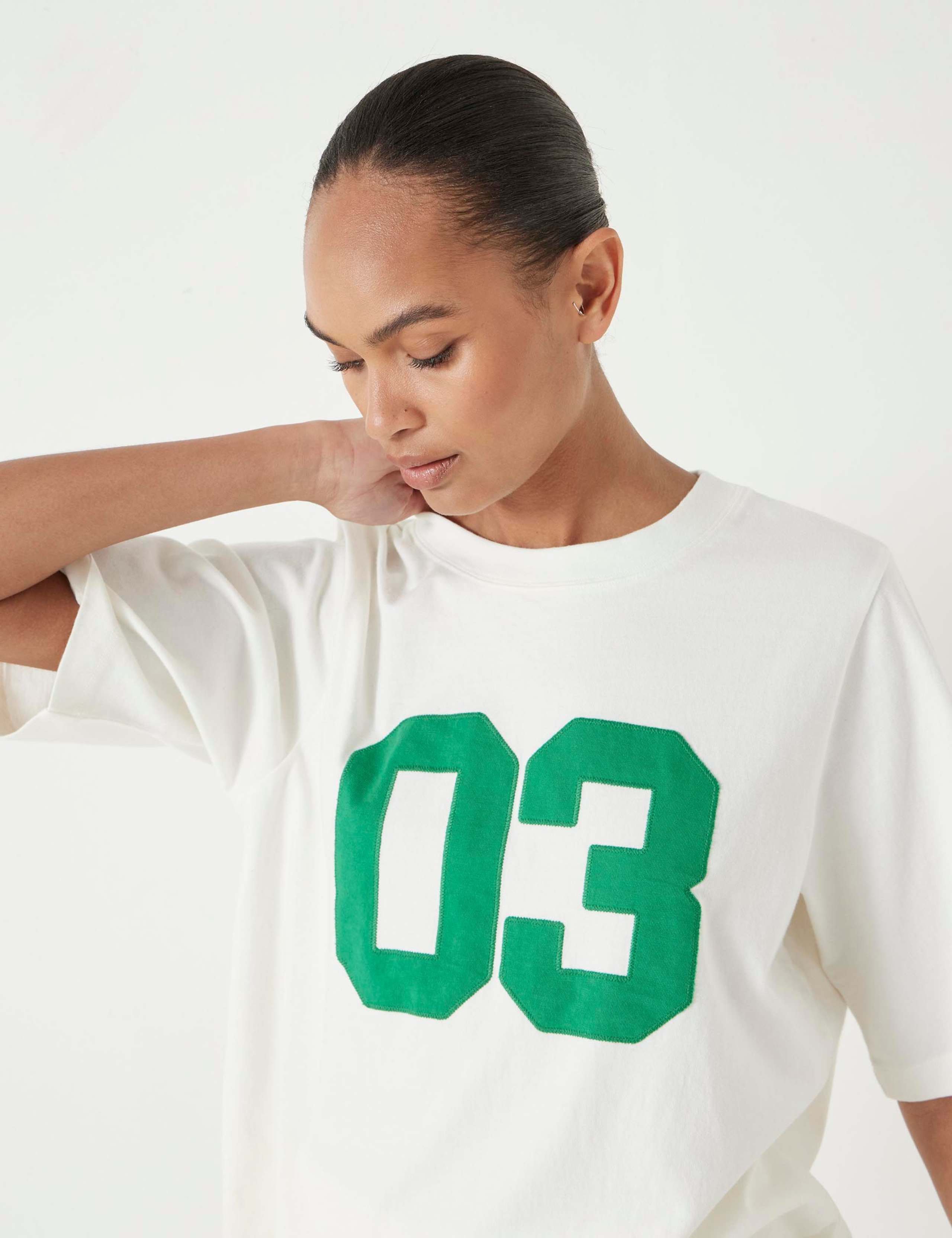 Pure Cotton Collegiate Graphic T-Shirt 5 of 5