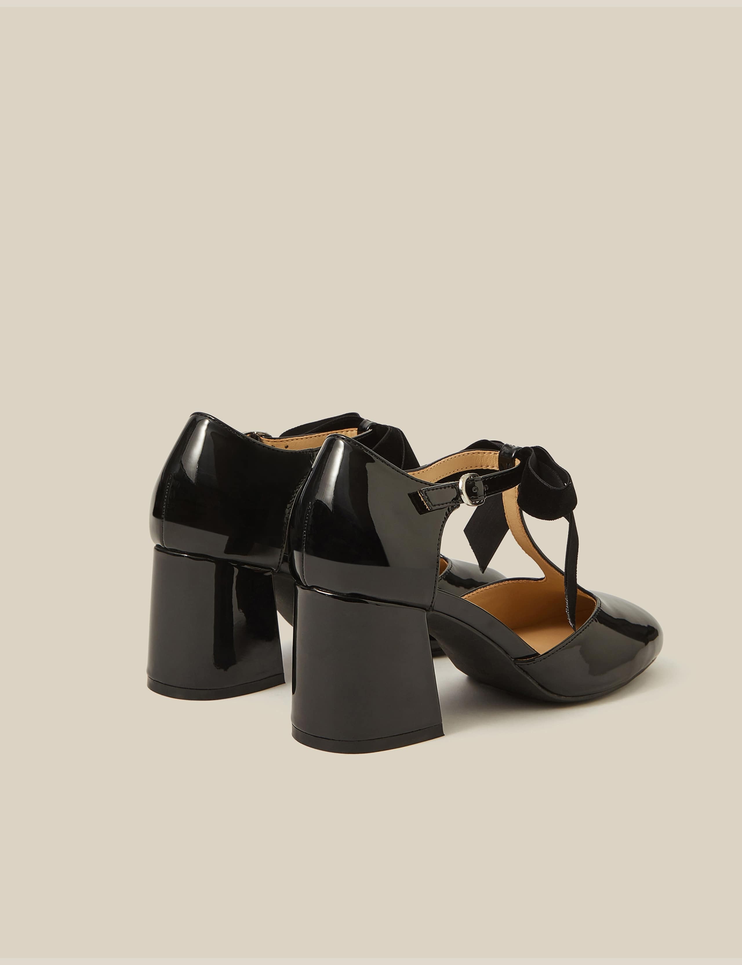 Patent Bow Detail Mary Jane Shoes 3 of 3