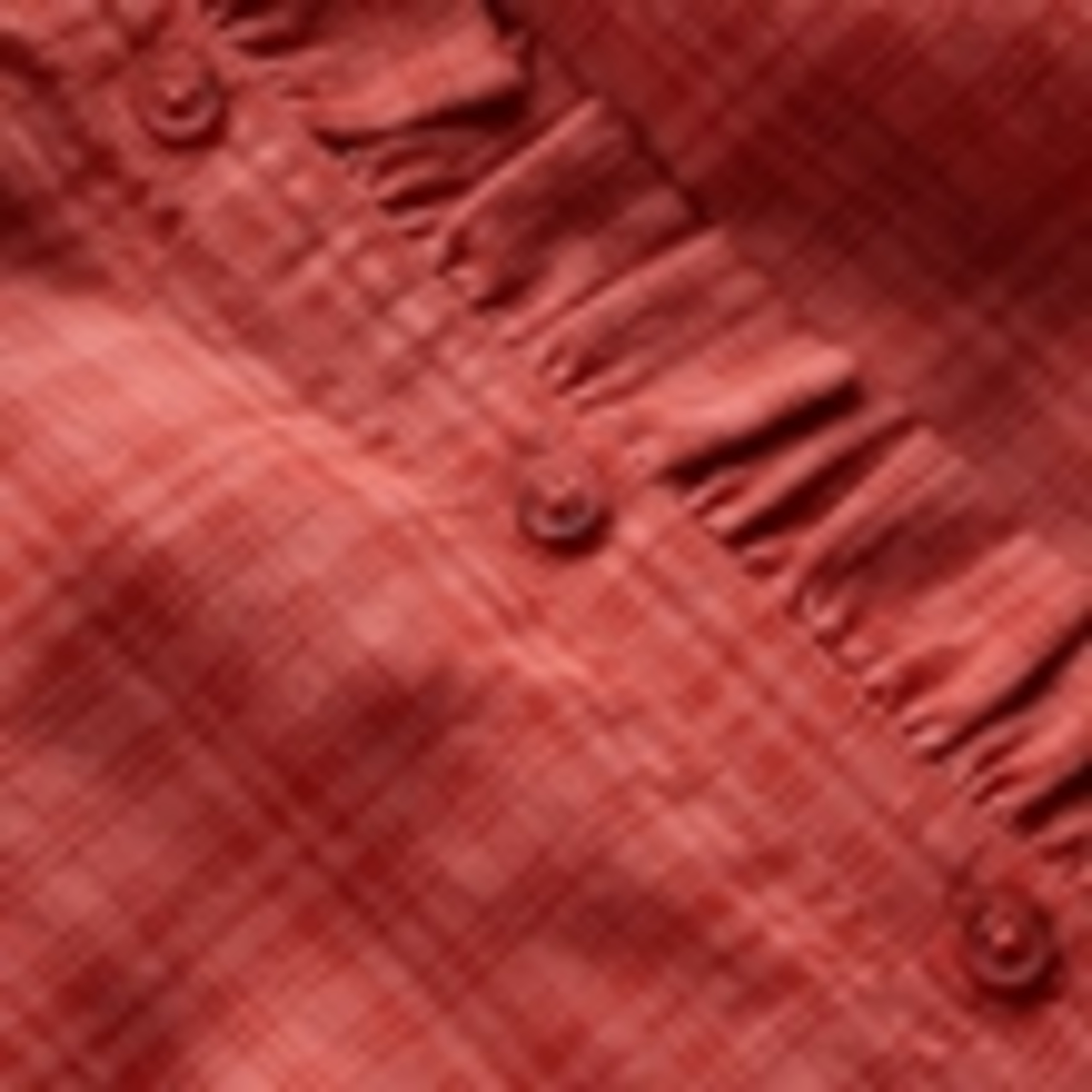 Cotton Rich Checked High Neck Midi Tiered Dress 5 of 5