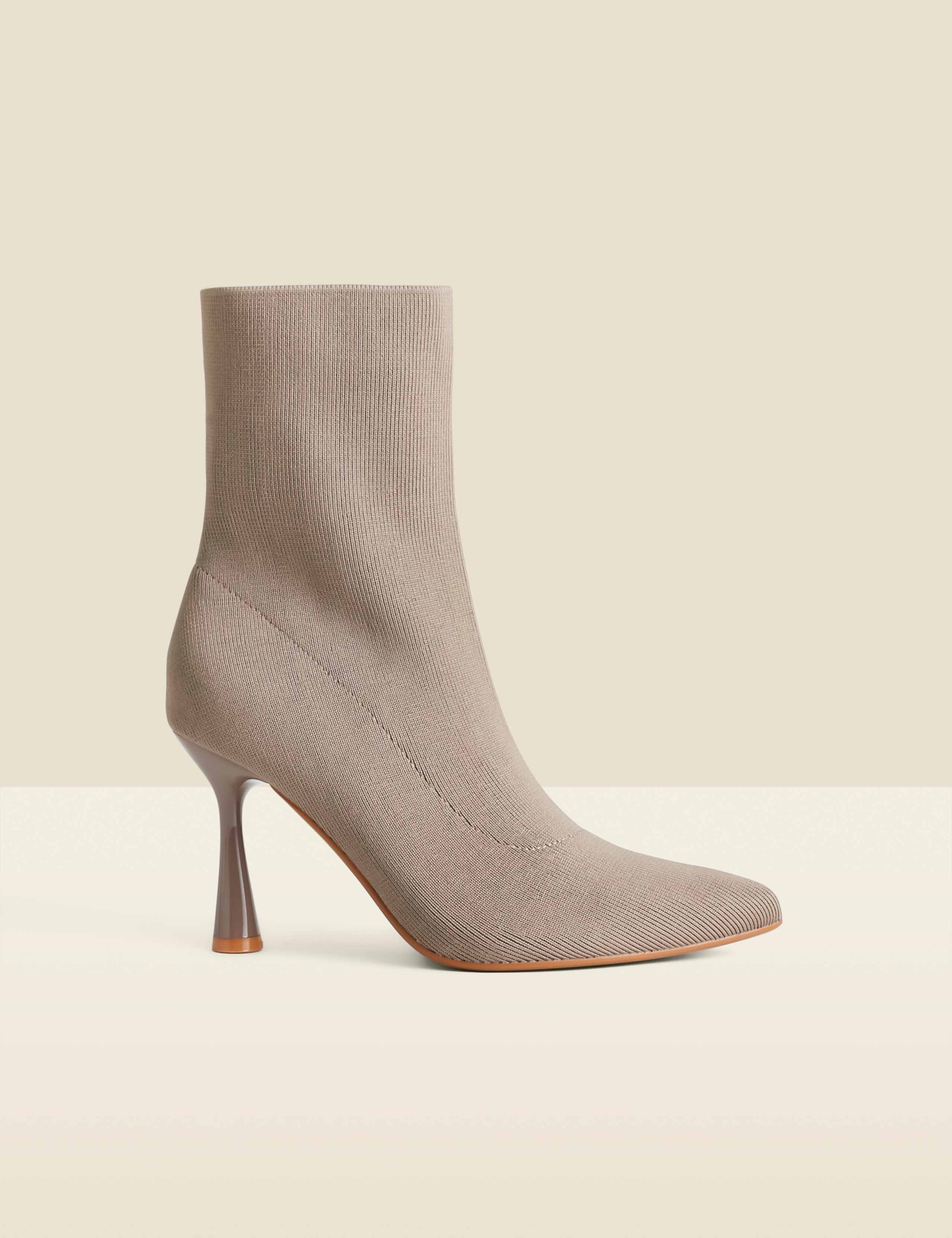 Stiletto Heel Pointed Sock Boots 1 of 4